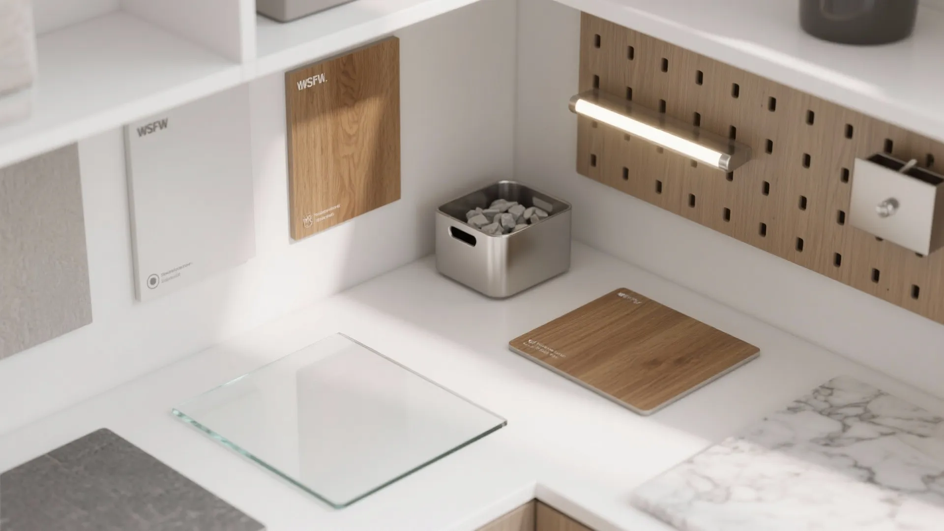 Multi-purpose nooks: dining, work, and storage in one