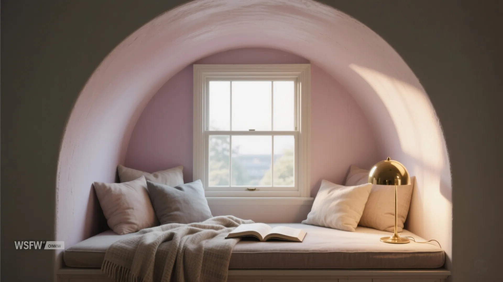 2. Wrap Color Around Nooks and Alcoves