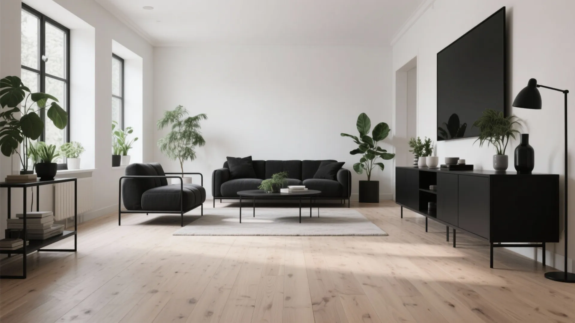 8. Nordic Black & White Contrast