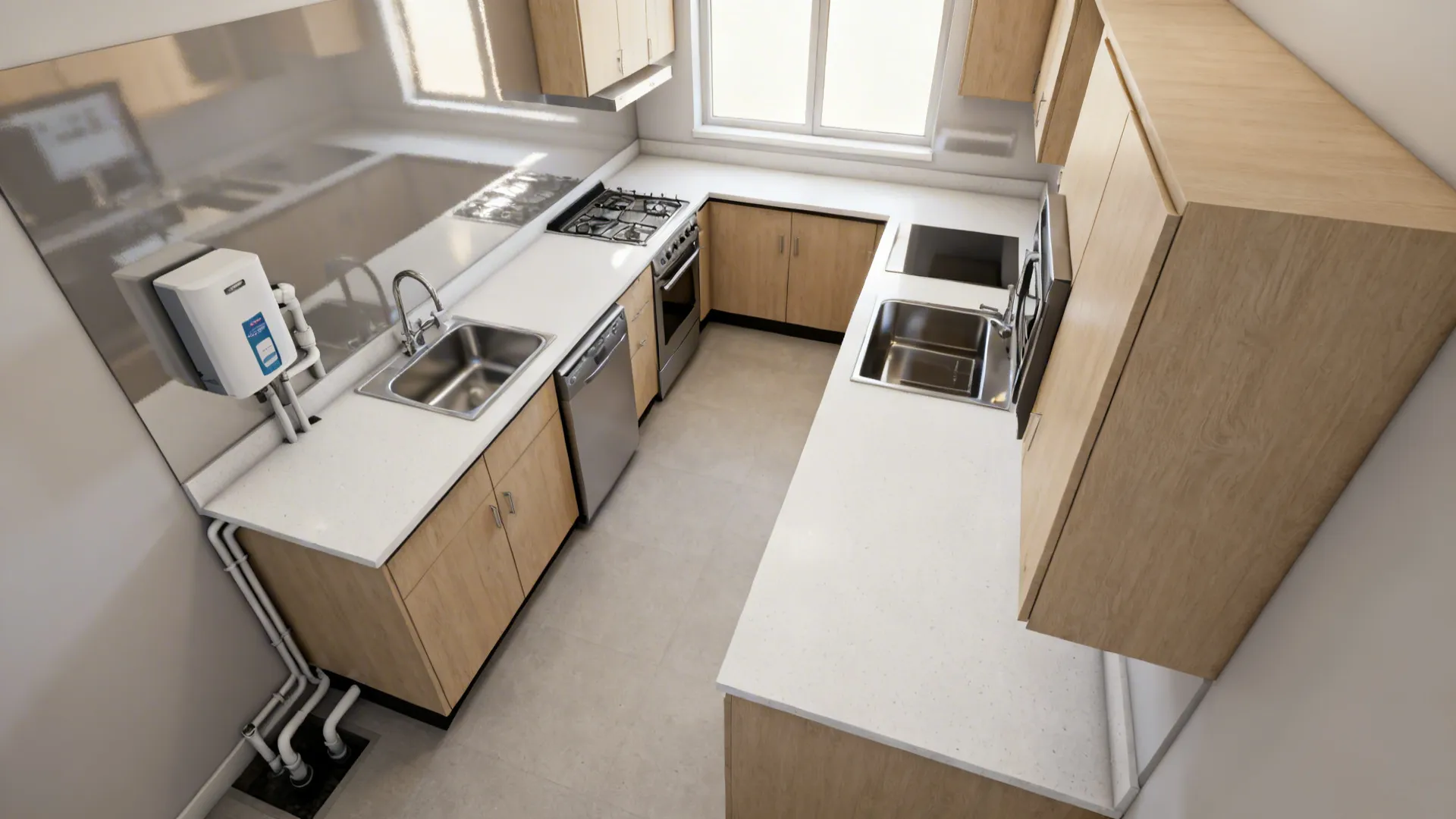 2) Split Zones: Water on the North, Prep in the East