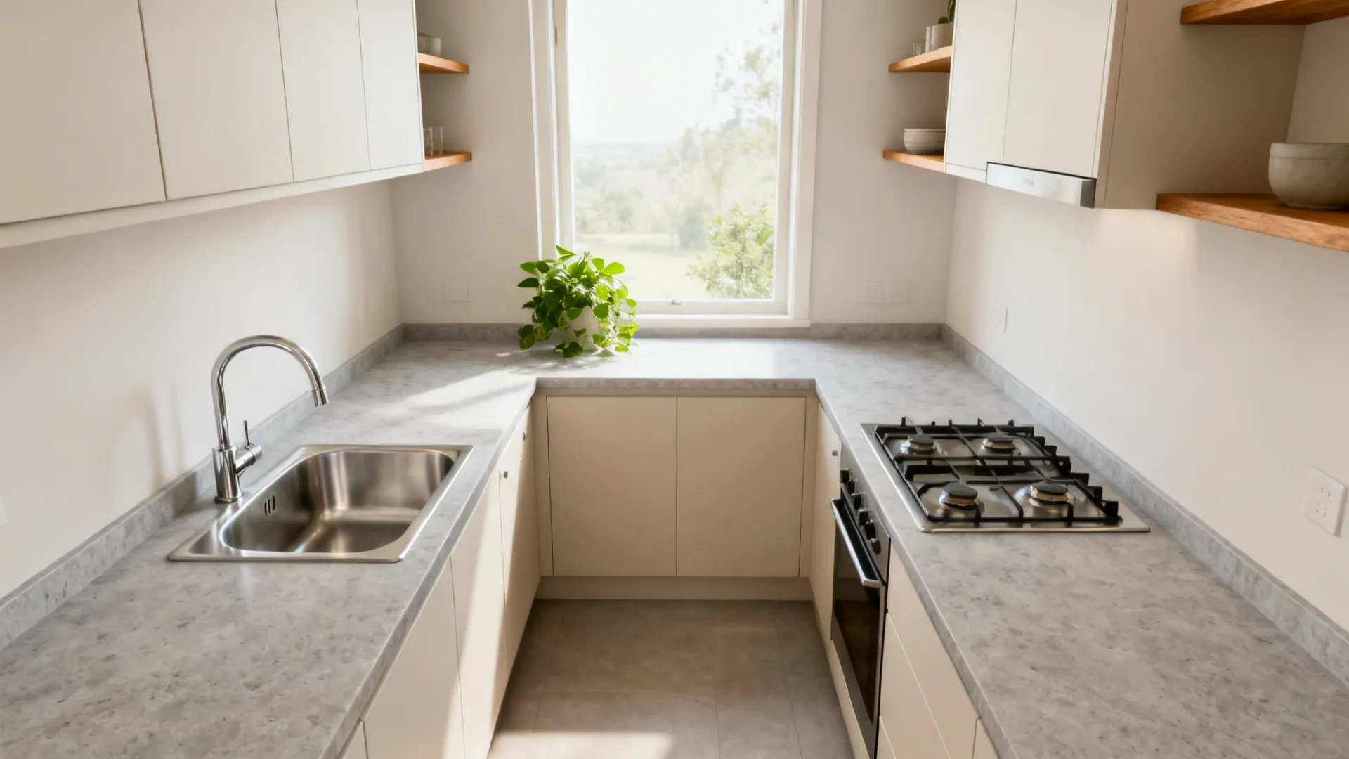 1) Northeast Sink Priority with South-East Cooktop