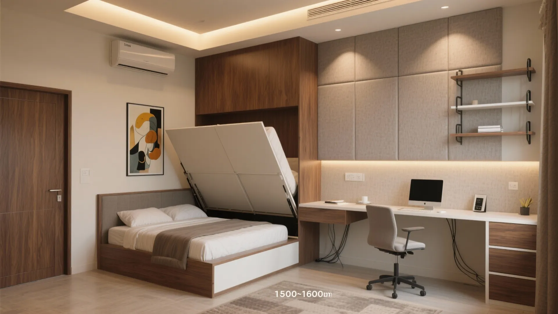 Flexible Third Bedroom: Guest, Study, and Hobby in One