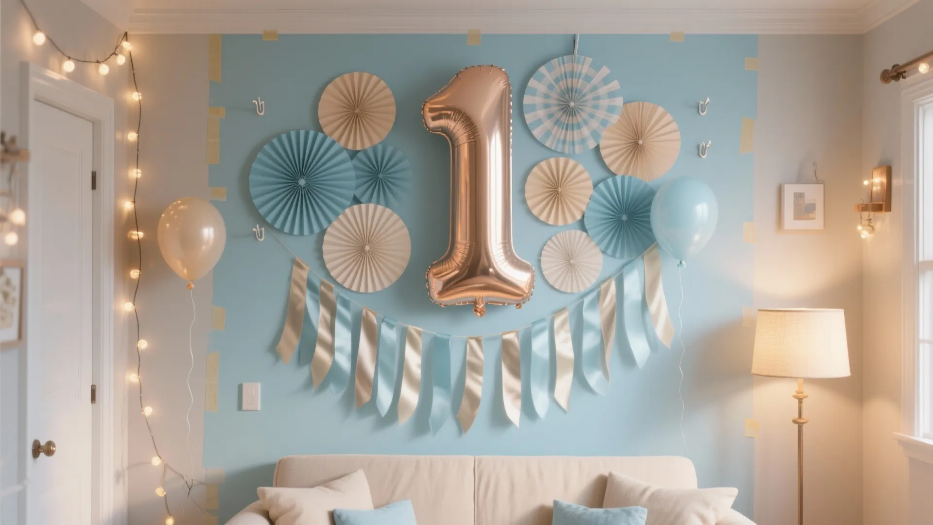 3) Number “1” Focal Wall: Big Impact, Tiny Budget