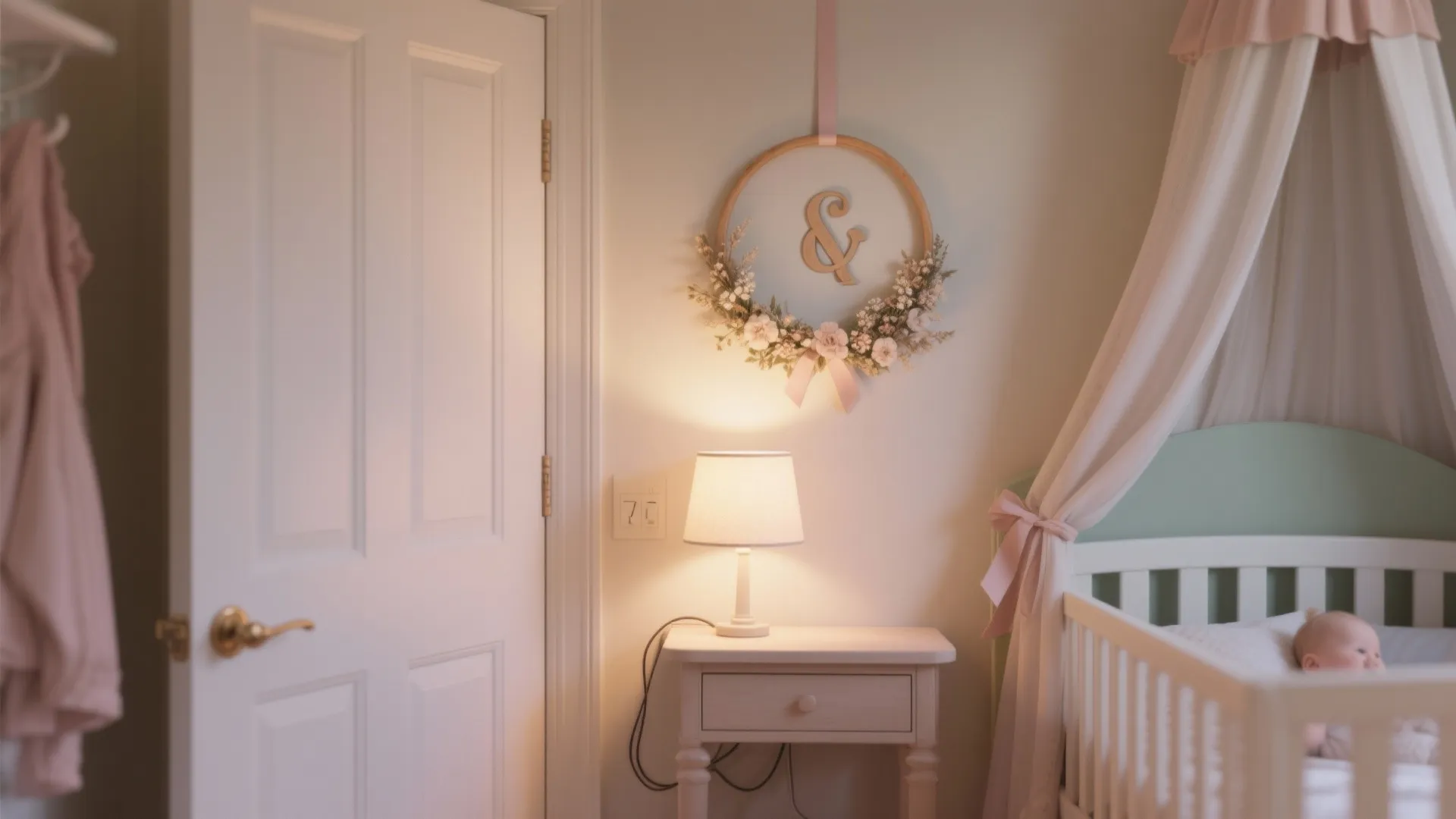 Cozy Nursery Door Reveal with Sound, Scent, and Soft Light