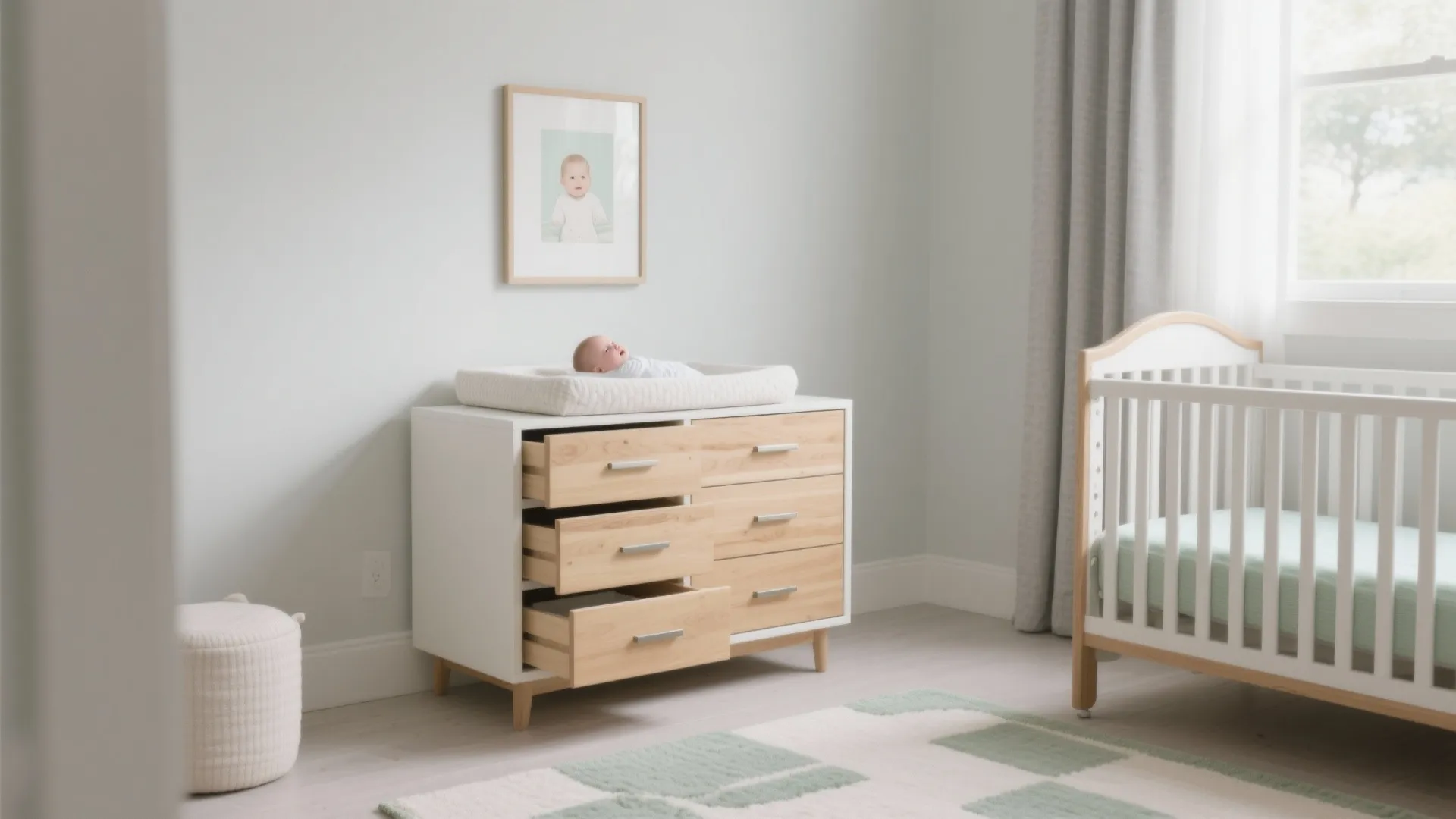 Small Dresser for Changing Table: Space-Saving Nursery Solutions: 1 Minute to the Perfect Small Dresser Changing Table Combo