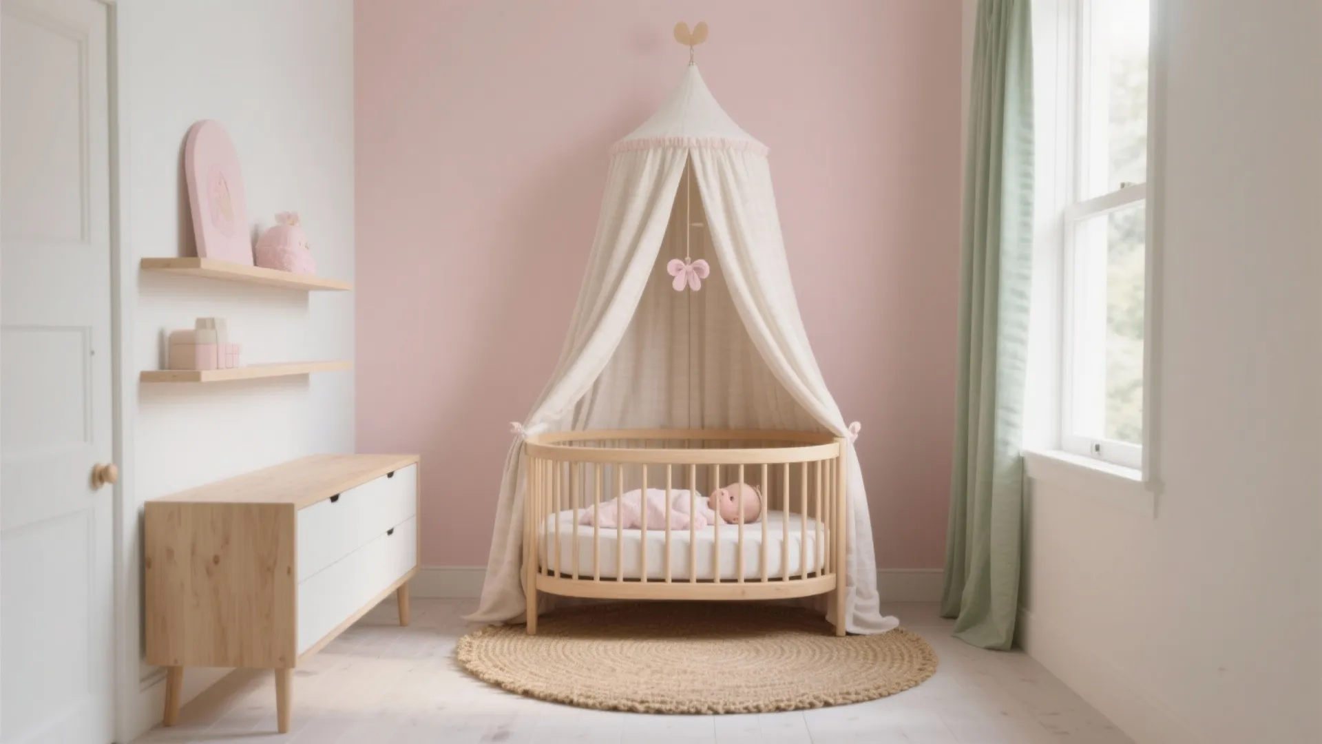 5 ideas for cradle decoration for baby girl: Small nursery, big creativity: expert tips that blend safety, style, and budget-friendly charm