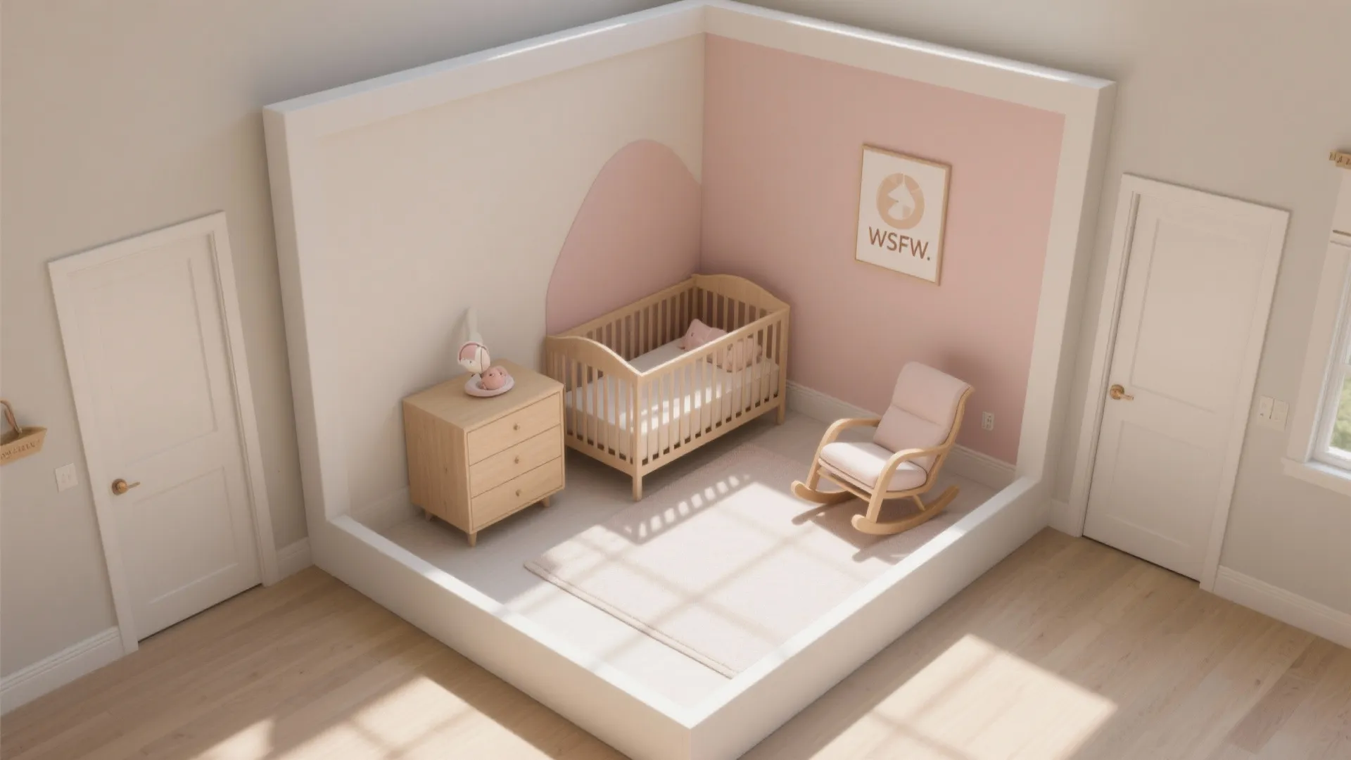 Crib + Dresser Combo to Maximize Storage