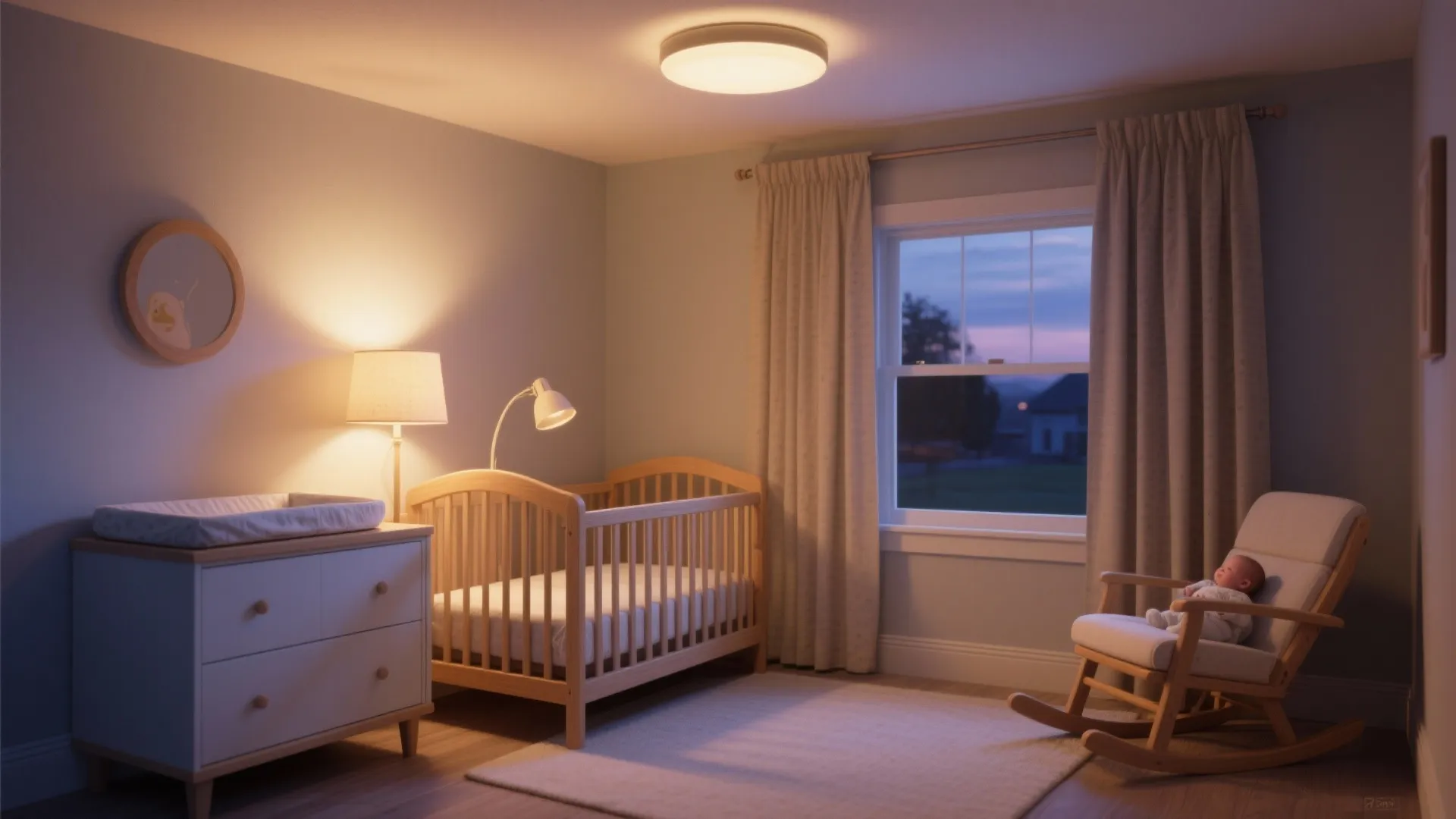 Lighting layers that support sleep