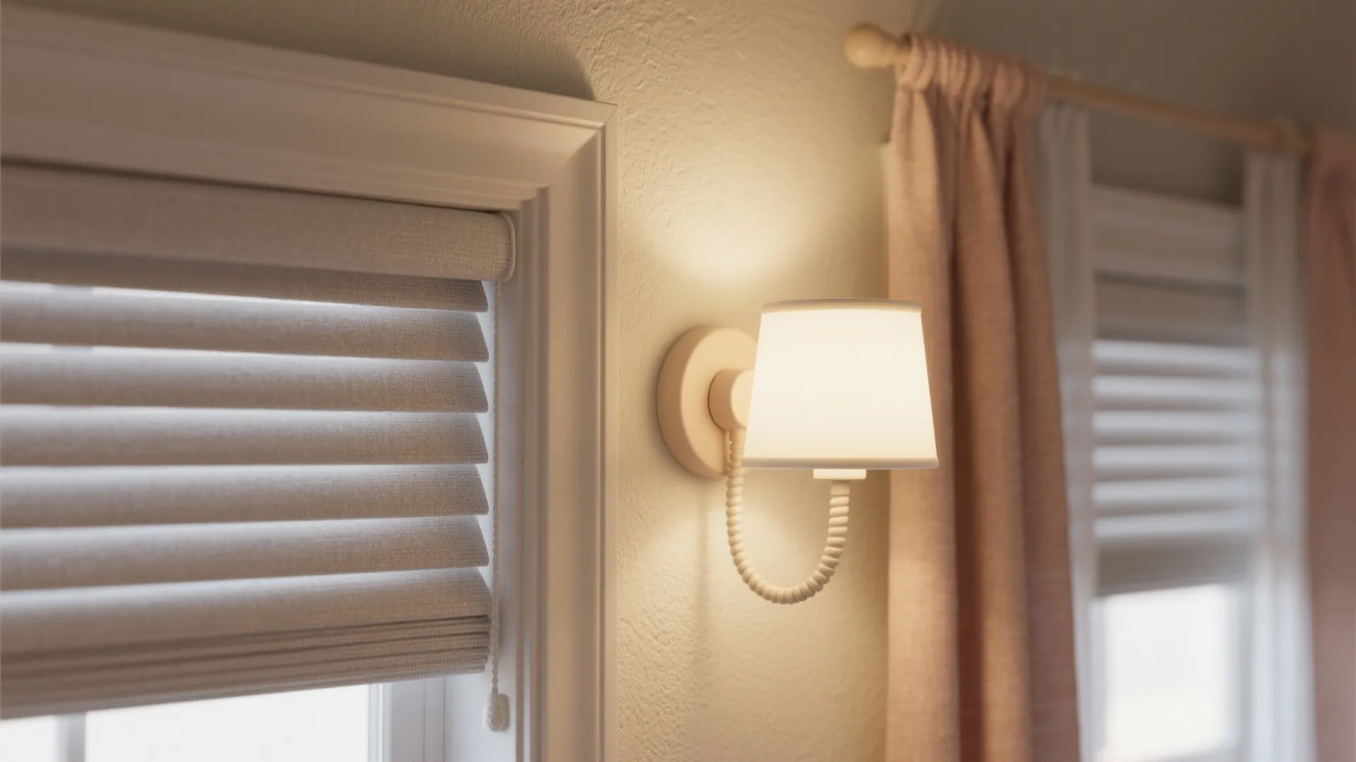 Compact Crib Corner with Soft Lighting