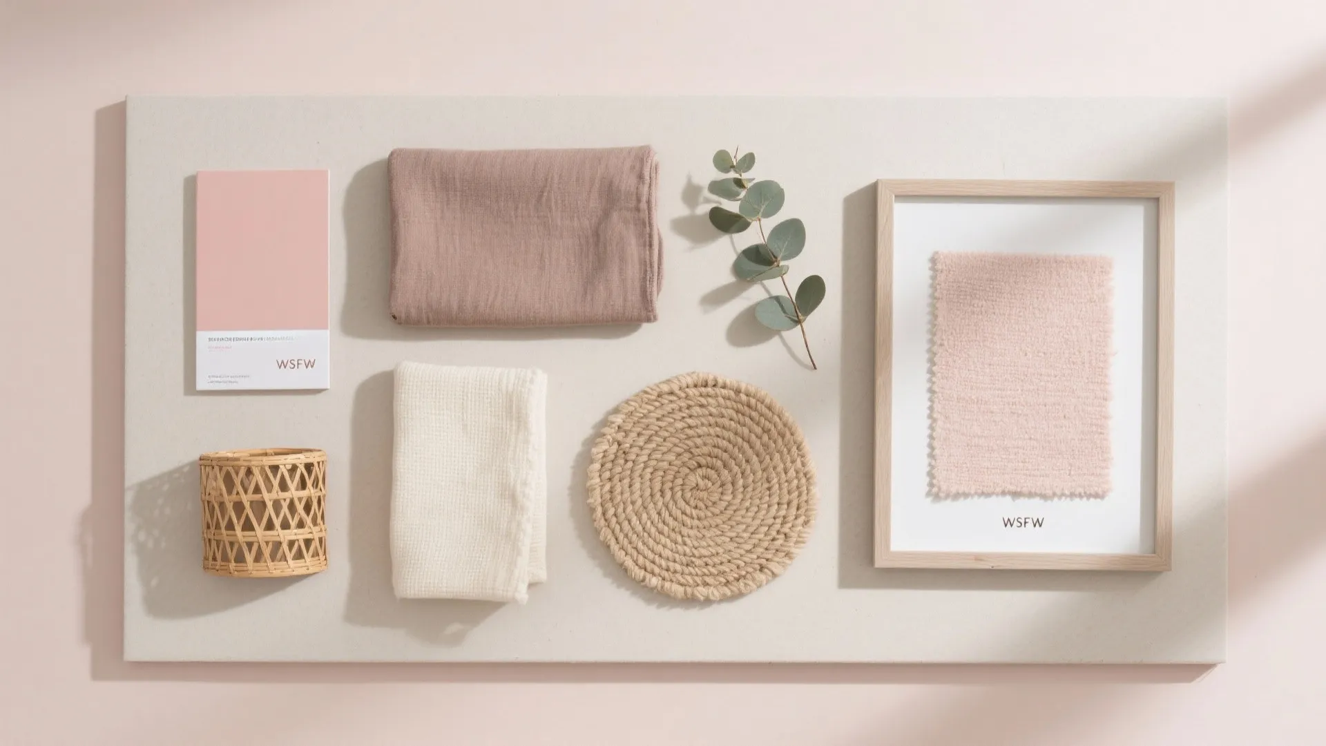 Textural Layers: Baskets, Rugs, and Wall Art