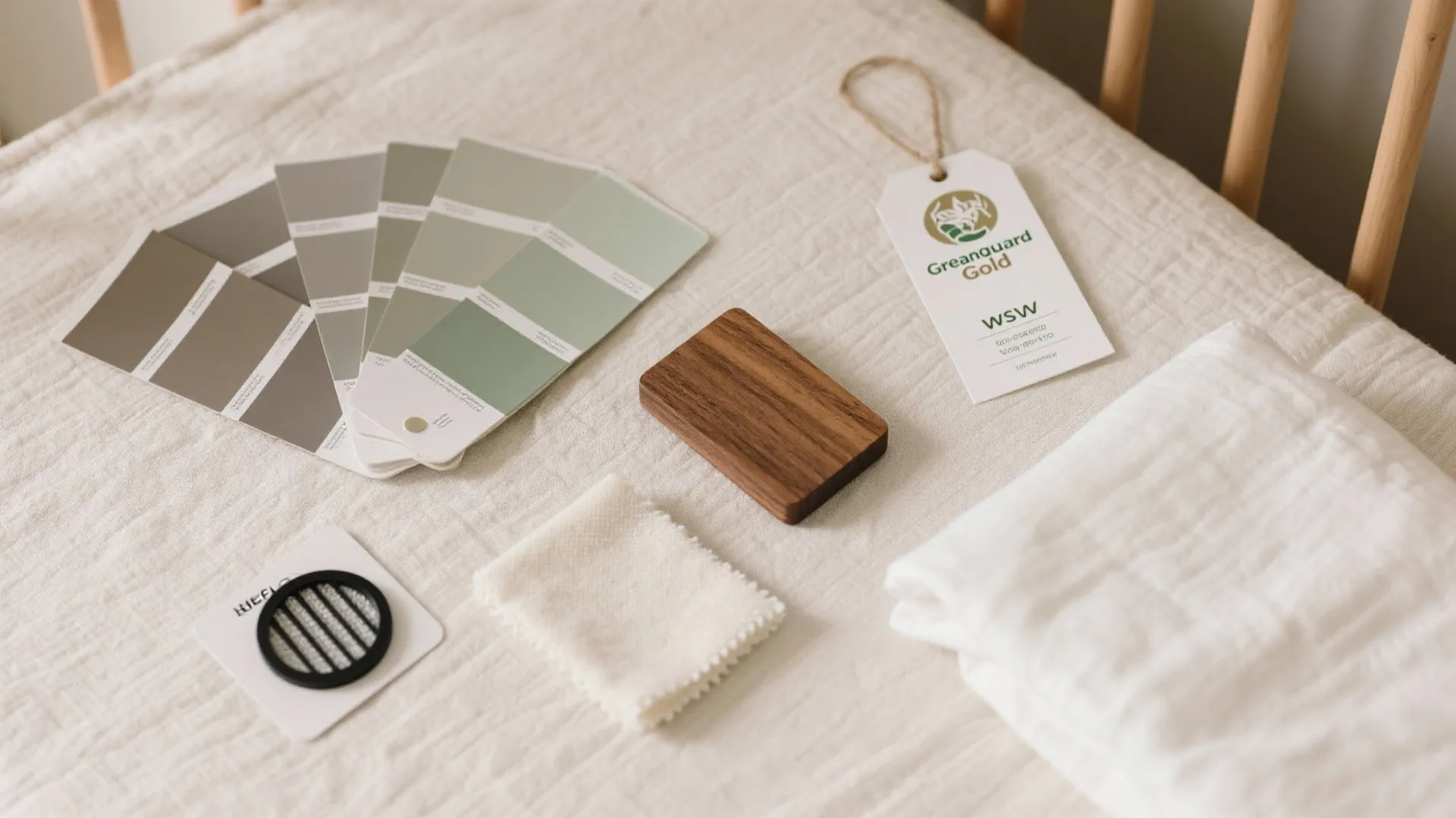 Breathable, low-VOC materials from floor to ceiling