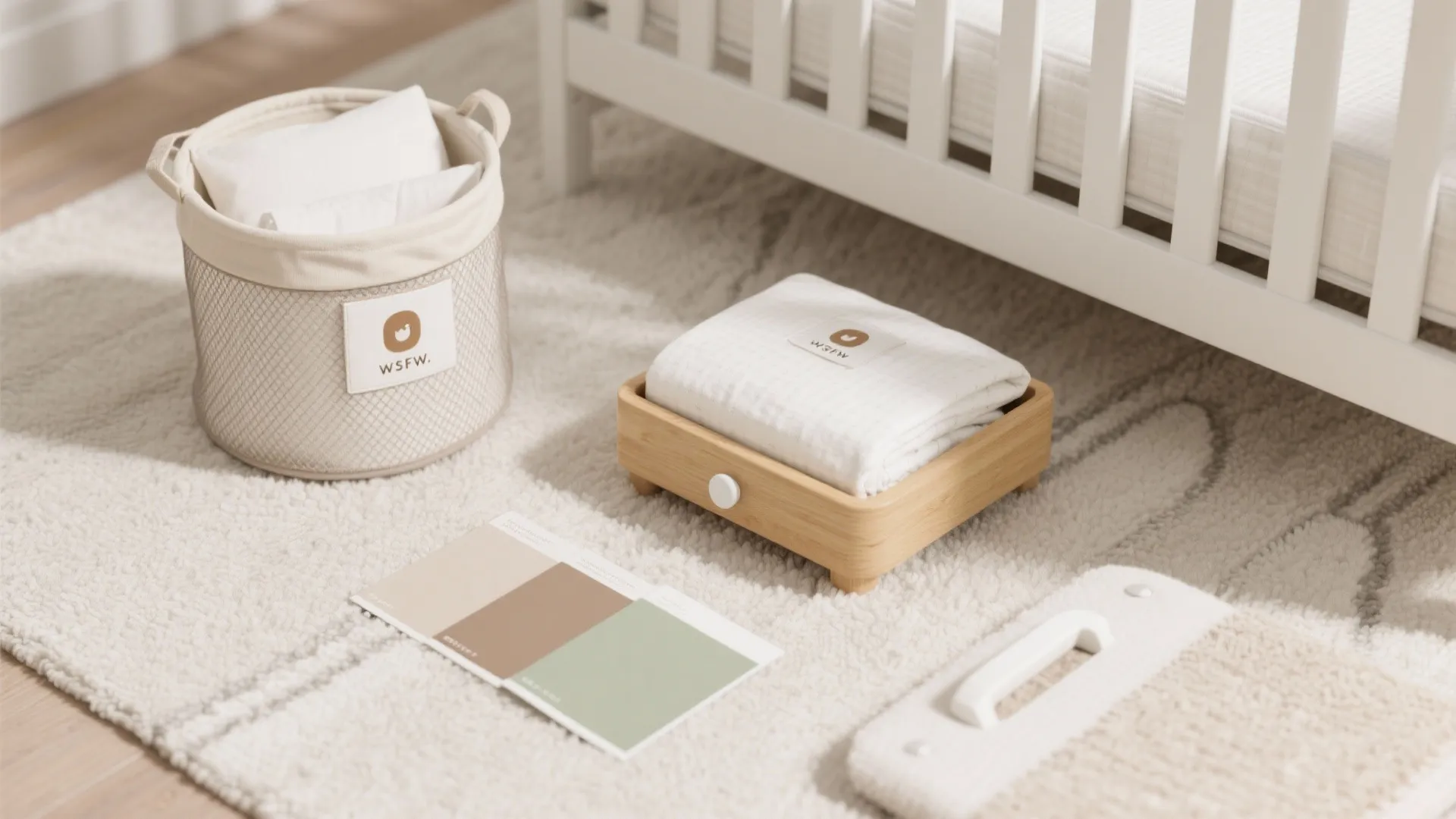 Low-Profile Twin + Mini Crib with Underbed Storage