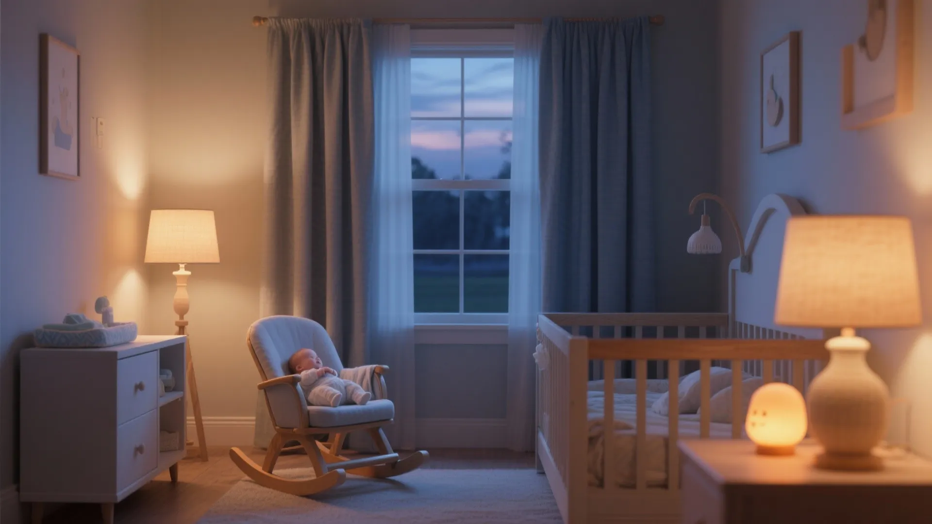 Layered Lighting for Night Feeds