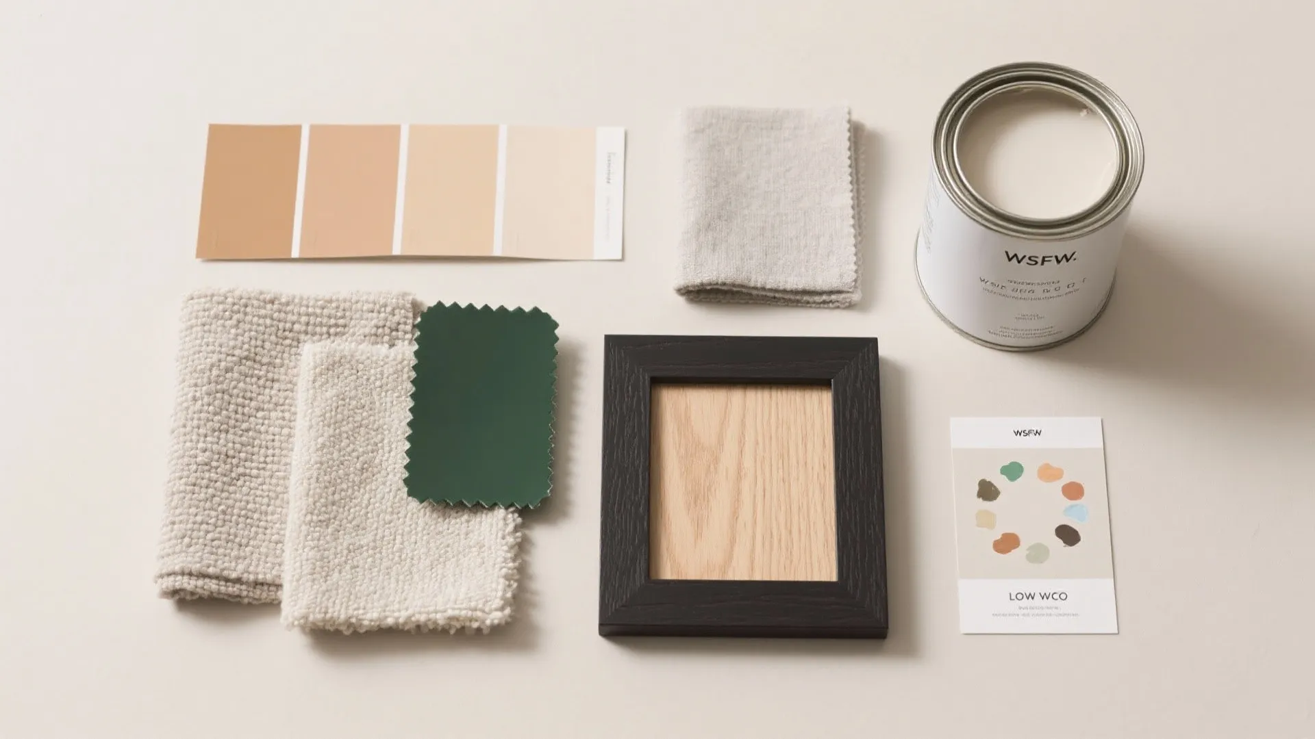 Soft-Neutral Palette With High-Contrast Anchors