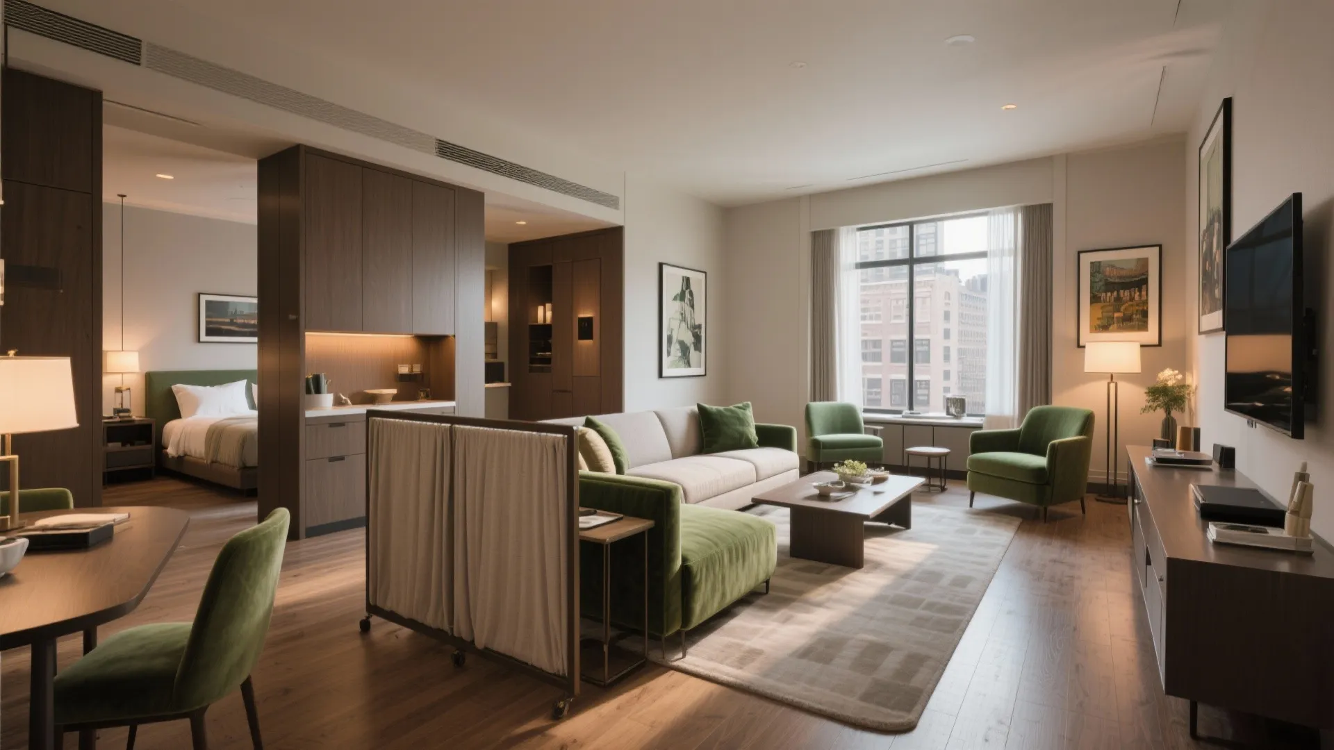 3 Stylish 3-Bedroom Hotel Suite Ideas: Big-city suite living: 5 compact-luxury design inspirations for NYC 3-bedroom hotel suites