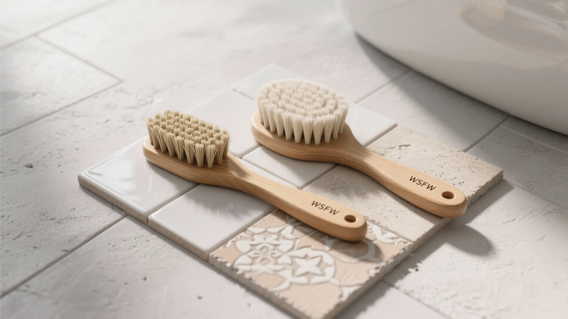 Nylon vs. Natural Bristles for Different Tile Types