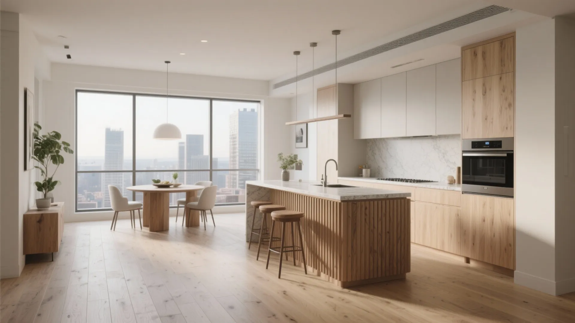 Quiet luxury with warm wood accents