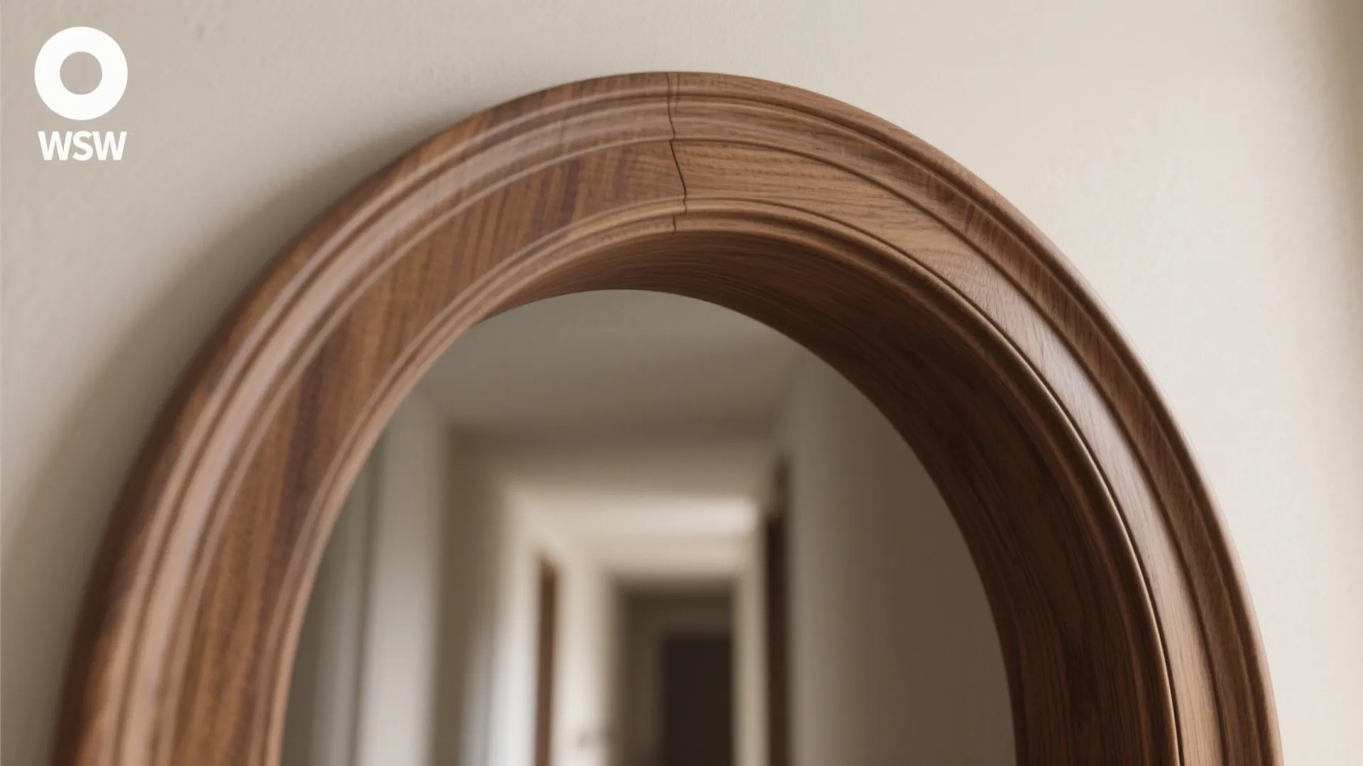 Arched Wood Portal: Framing the Hall as a Warm Threshold