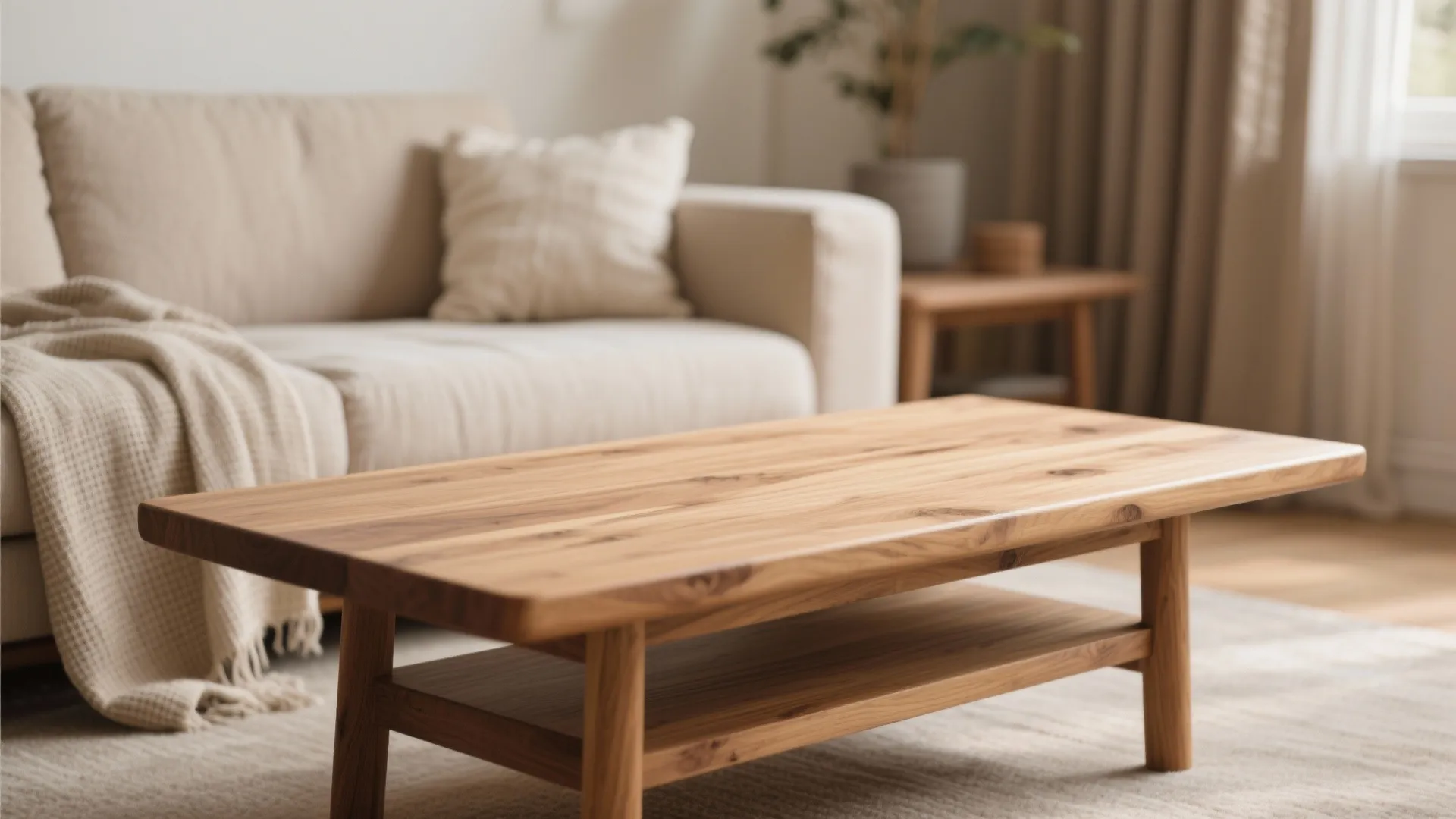 4. Natural Wood Accents