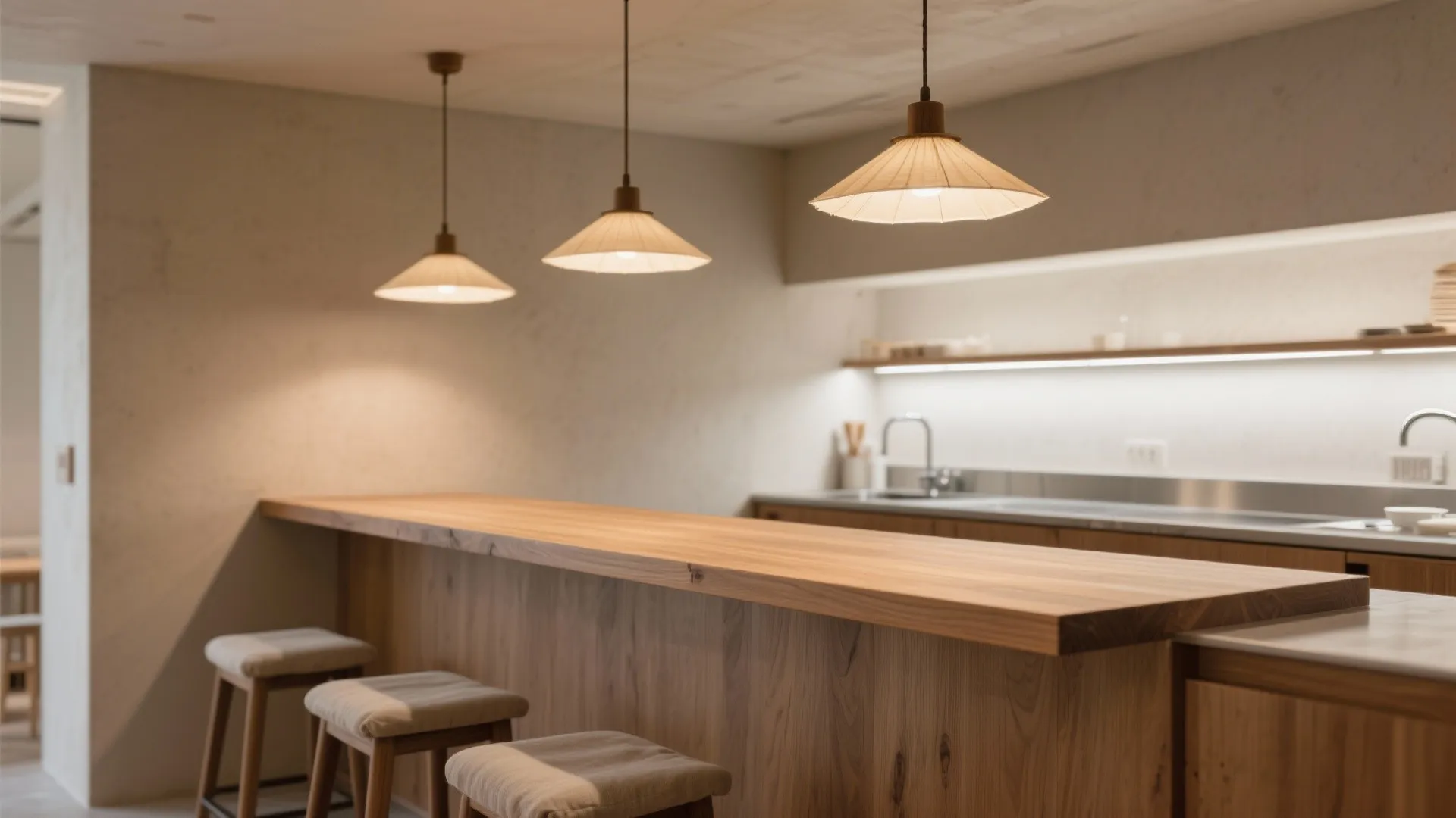 Tips 2: カウンター高さと奥行を“家事のリズム”に合わせる（東京小戸型＋日式風格）