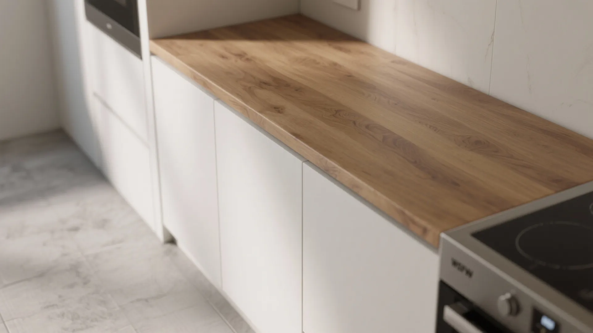 1. Monochrome with a warm wood touch