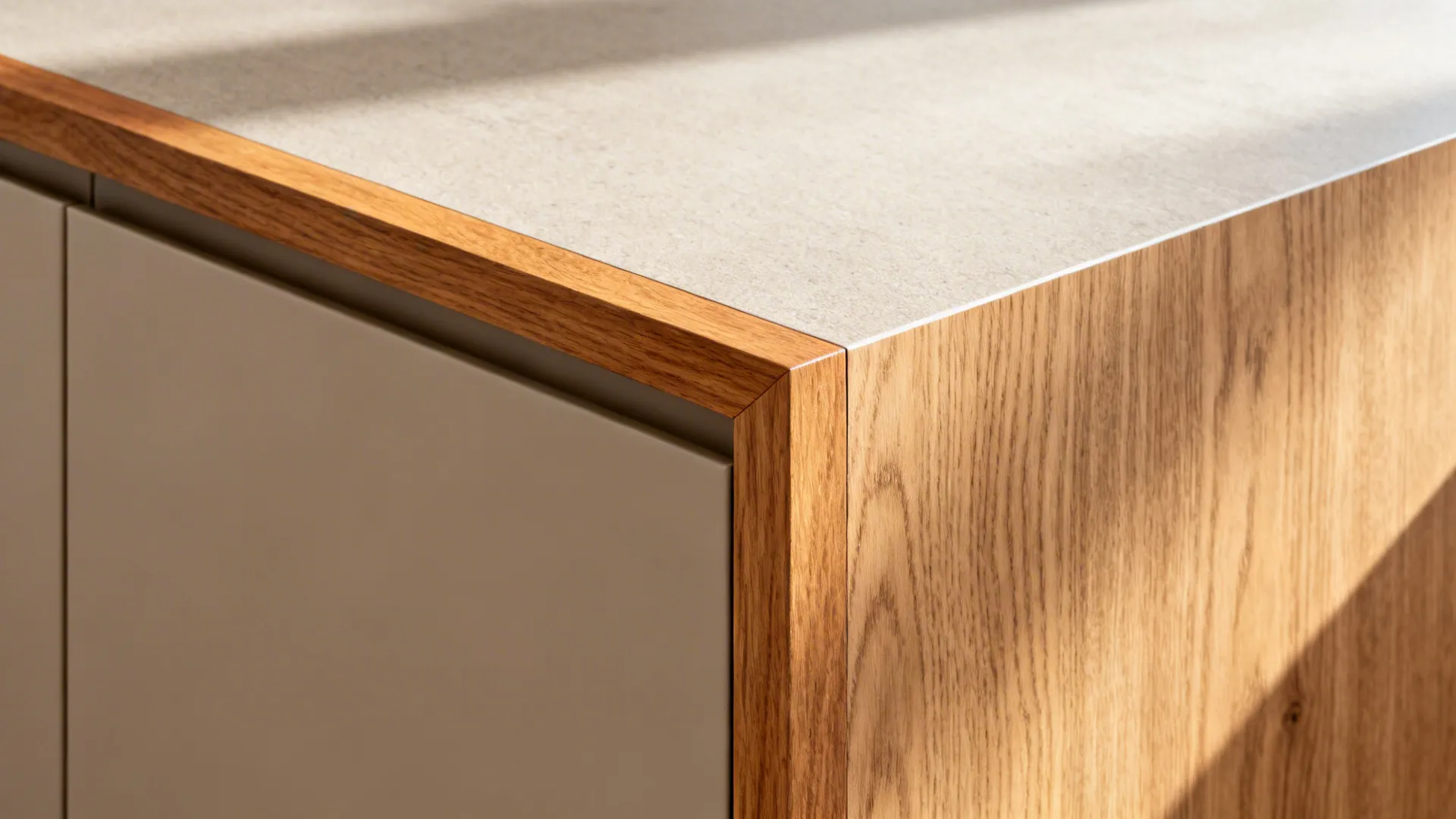 Warm wood accents for balance and comfort