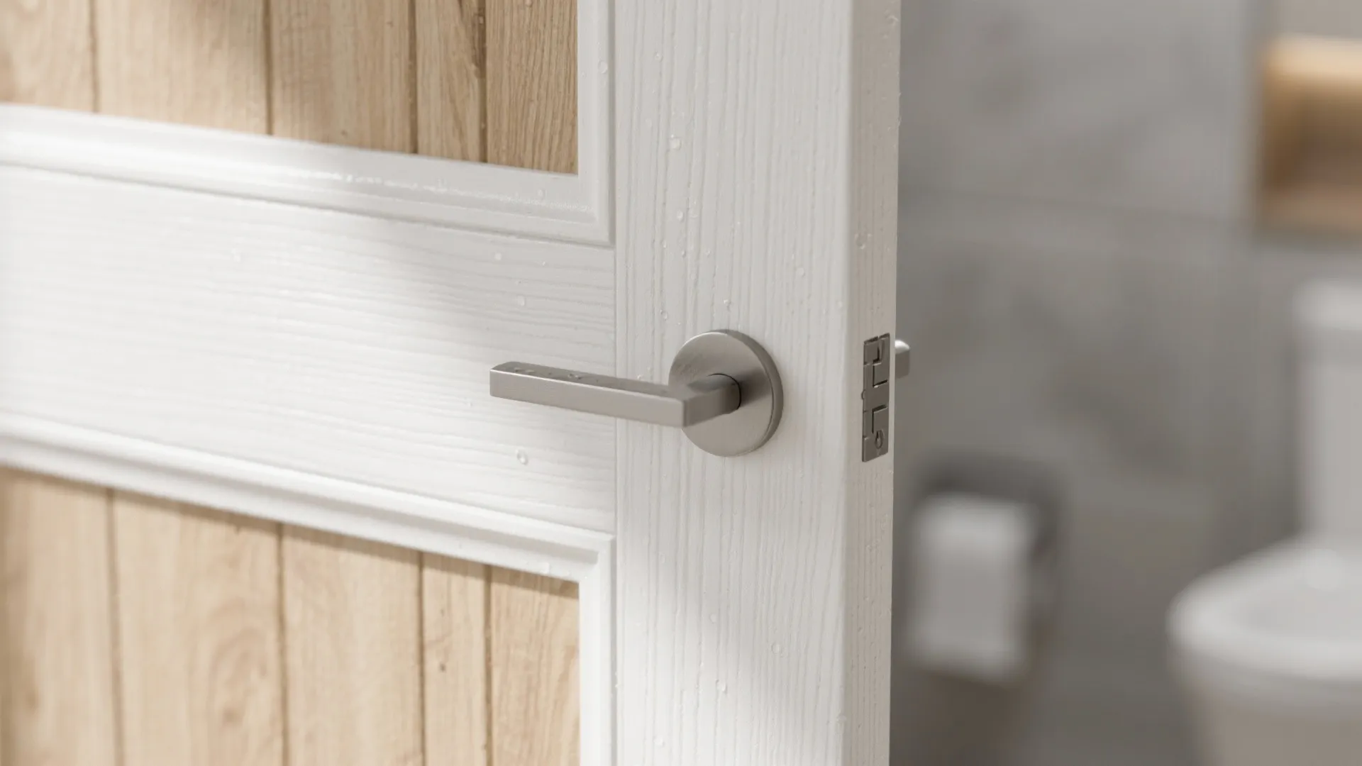 Moisture-Resistant Wood Door with Warmth