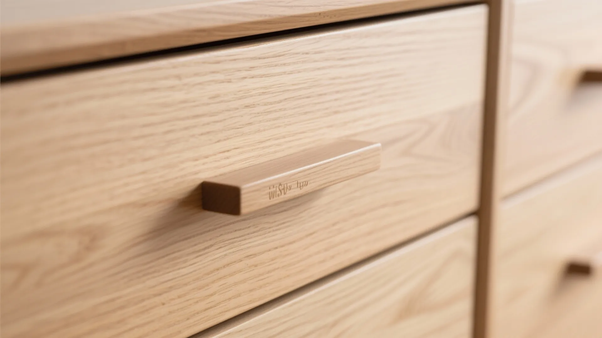 1) Minimal wood tones + clean-lined storage