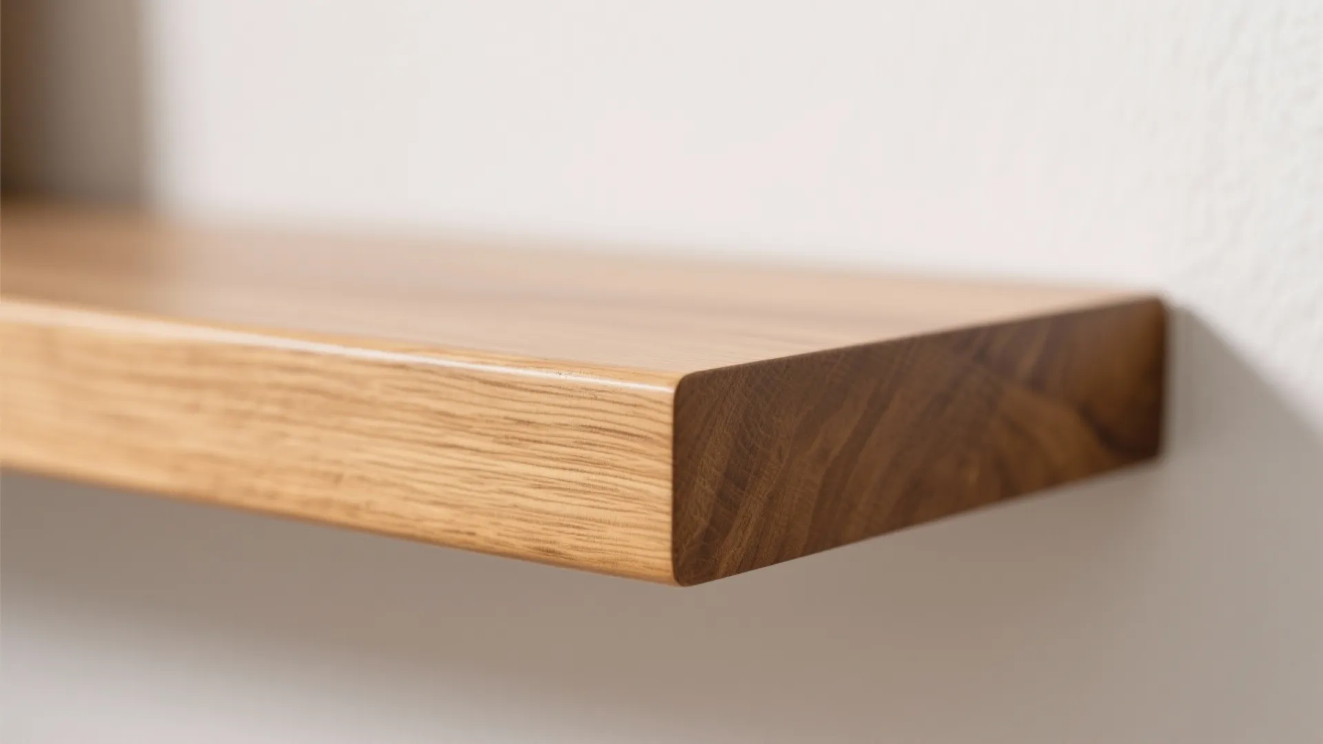 Floating shelves that breathe