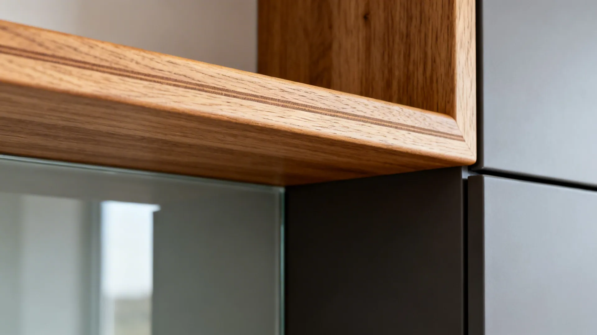 Warmth through wood accents