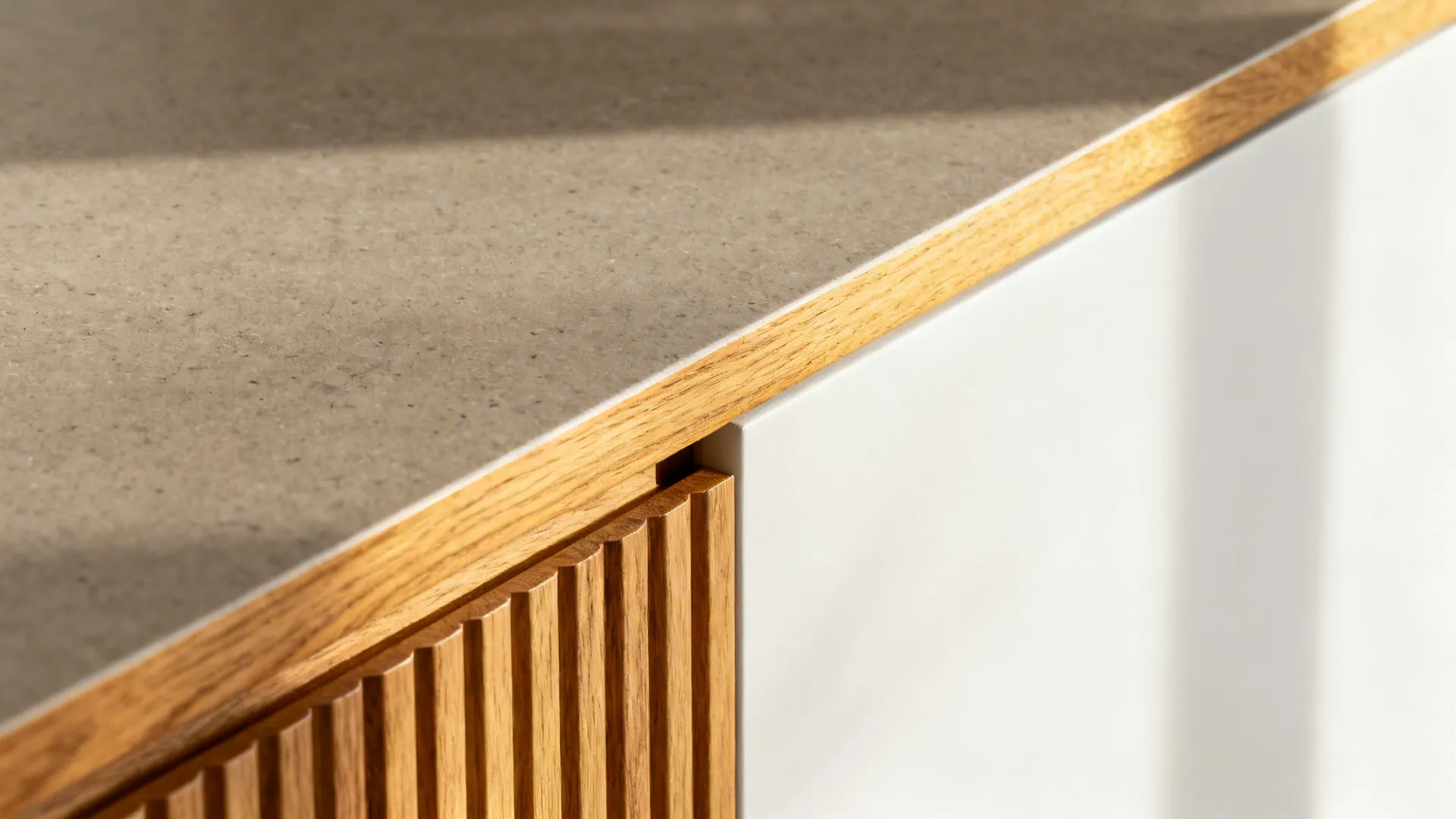 Warm wood elements for a calm, social vibe