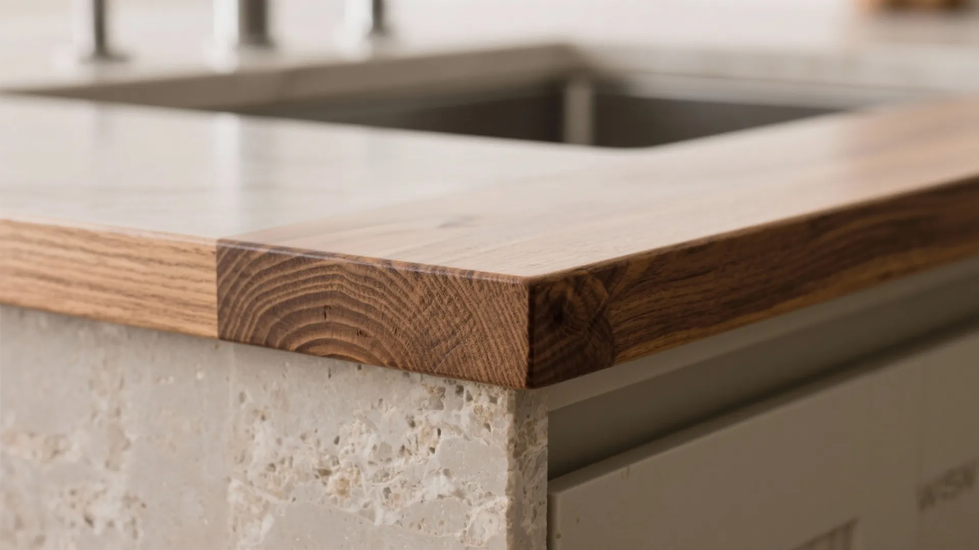 Warmth with restrained wood accents