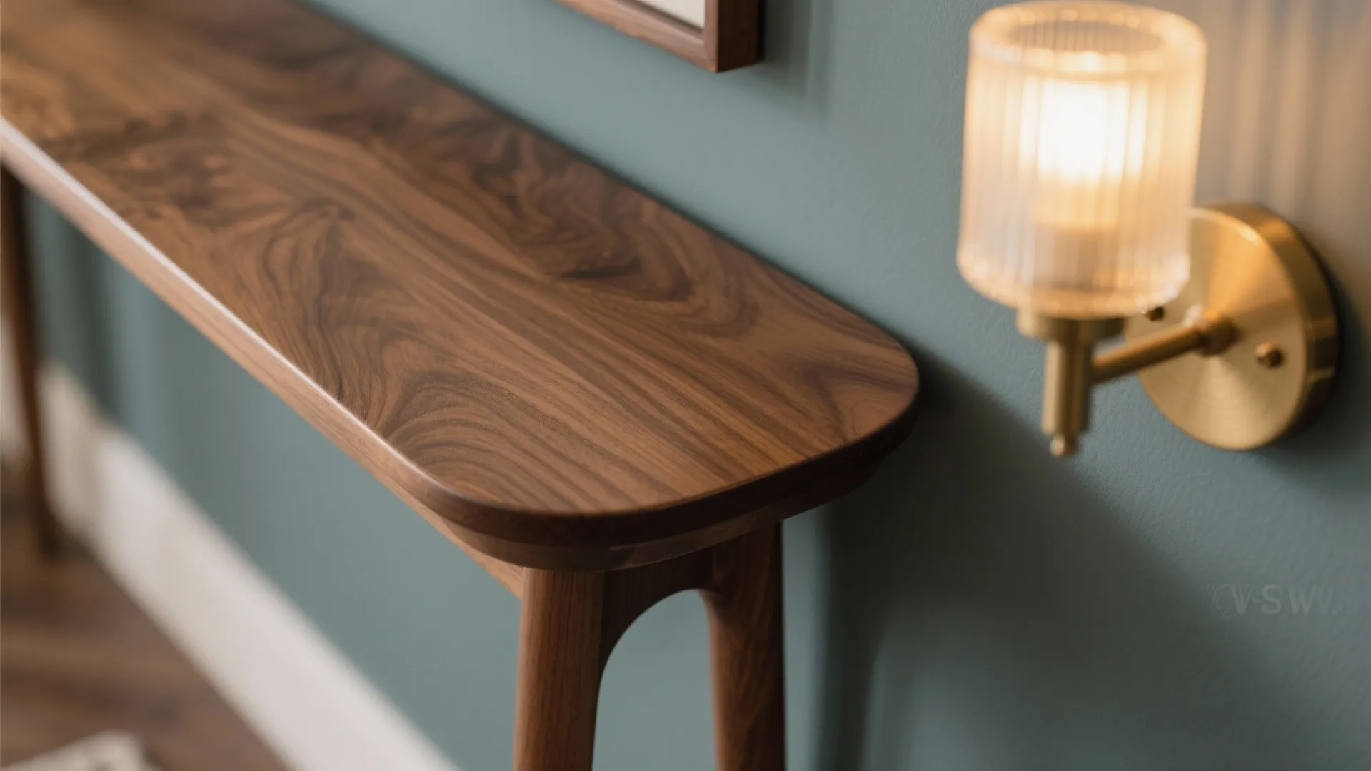 Warm wood accents with durable finishes