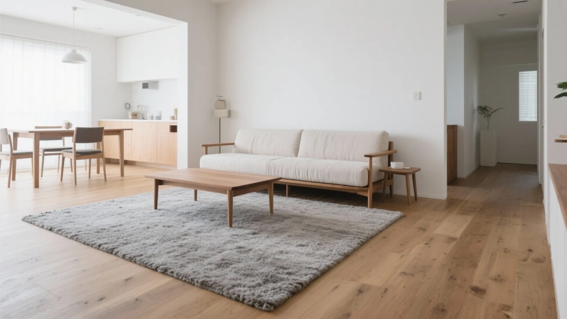 床材×ラグの二層設計で“場”を分ける：音と温度のコントロール（日本都市）