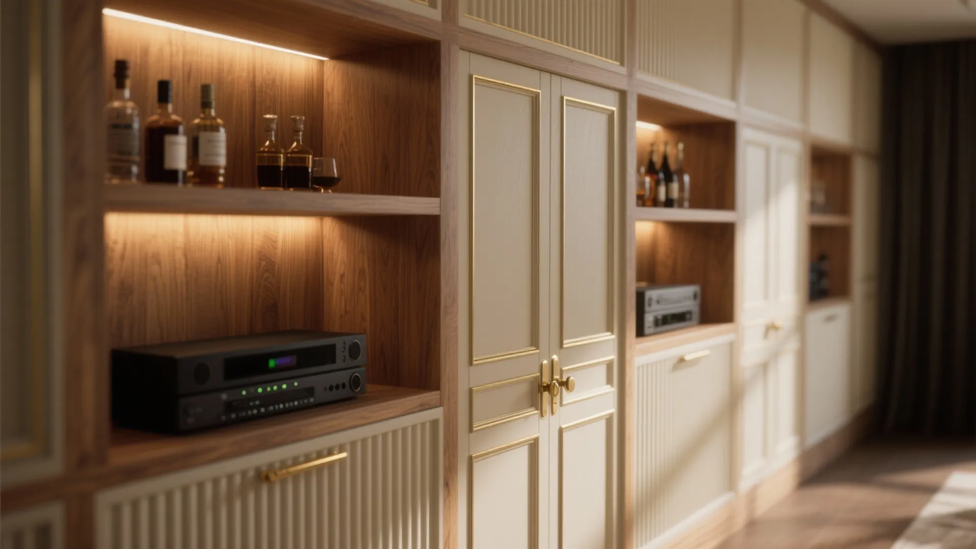 Tailored Built-Ins That Hide (and Highlight) What Matters