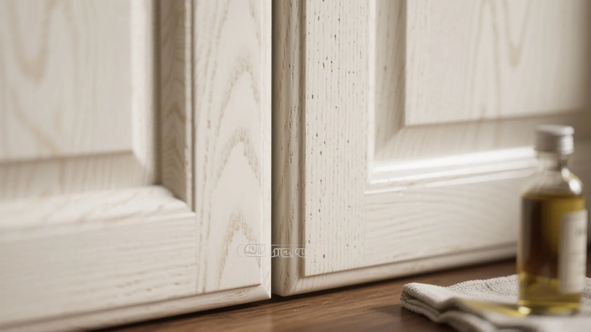 2. Keep grain visible with clear finish