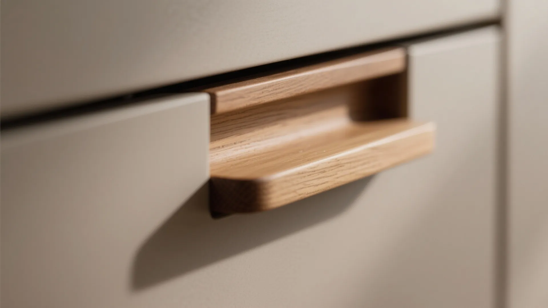 Minimalist luxe storage in compact kitchens