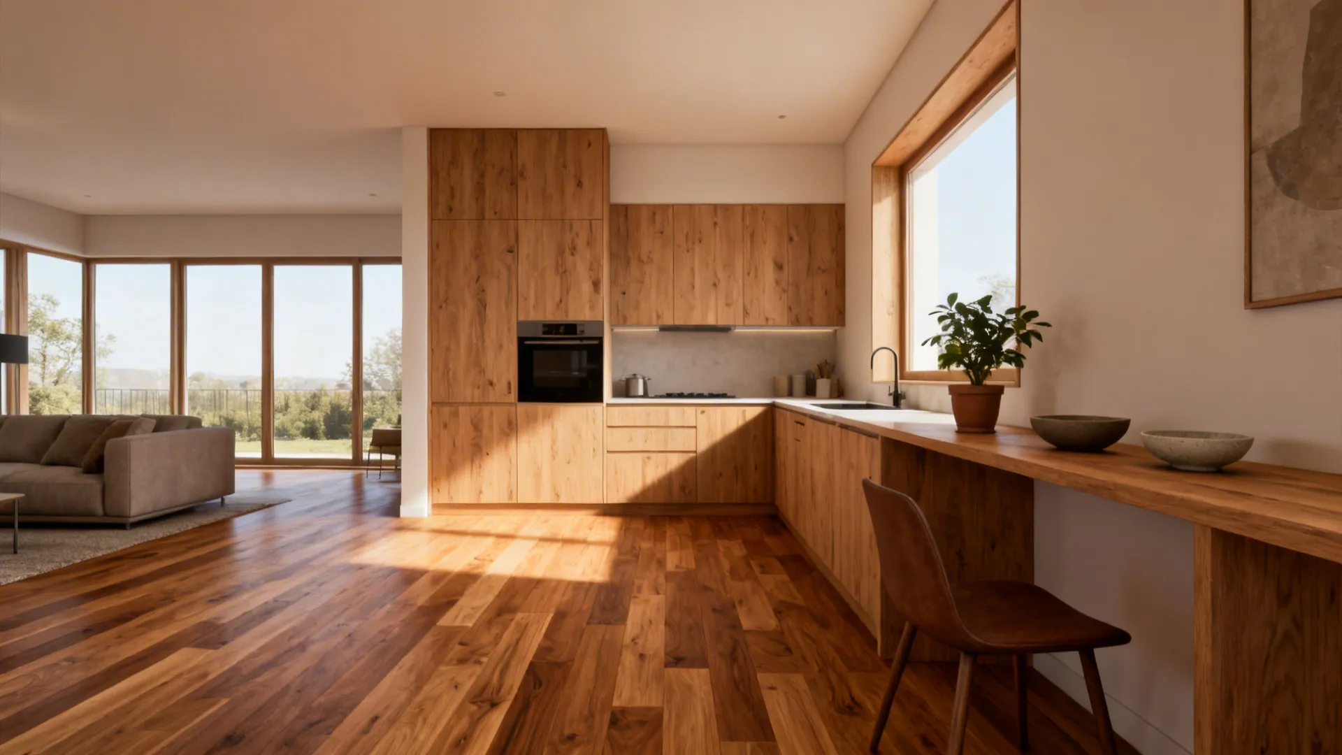 5 Kitchen Floor Ideas with Oak Cabinets