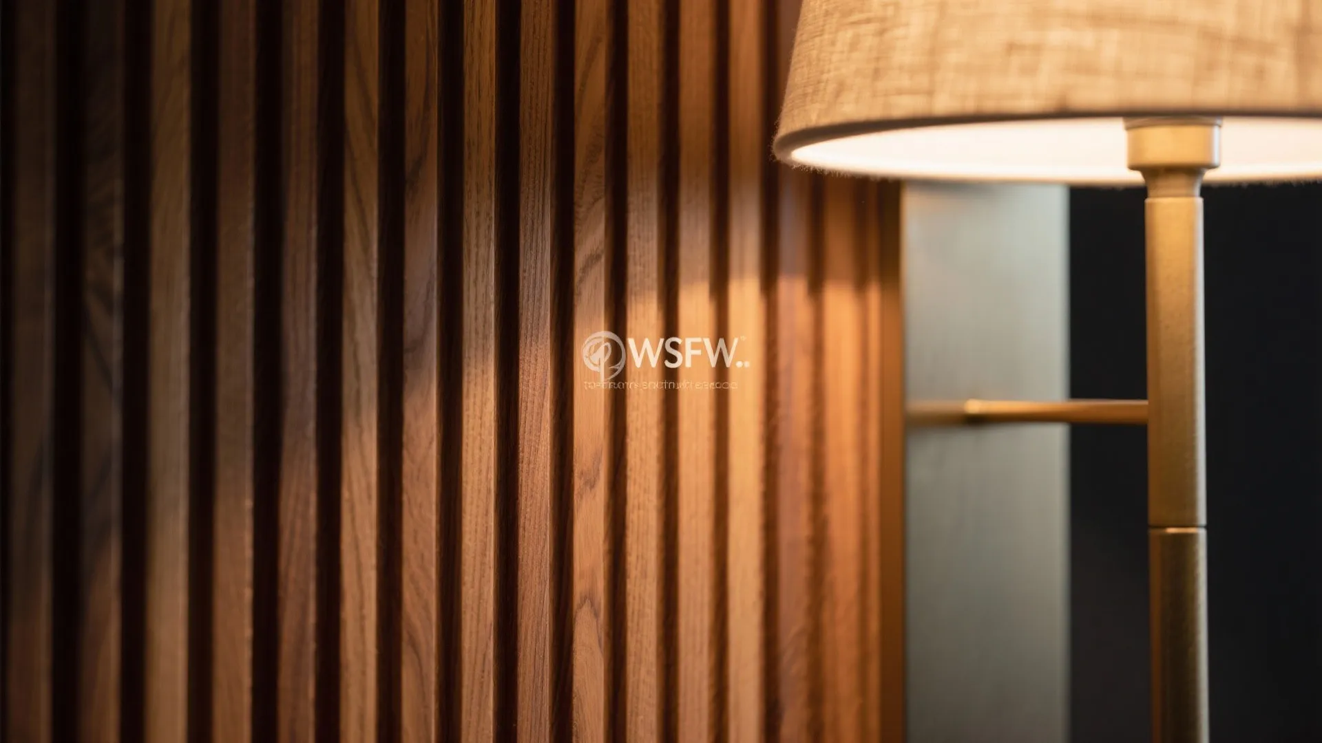 Warm wood elements and layered lighting