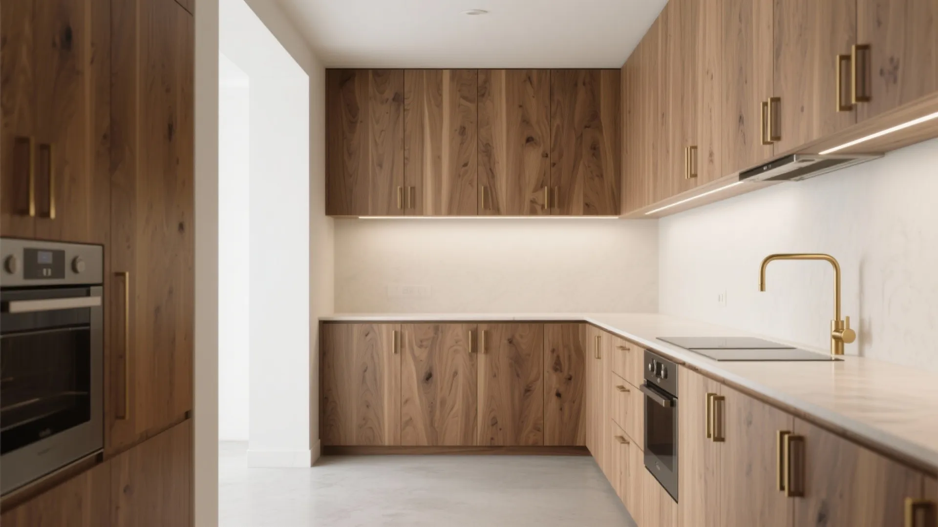 Warm Wood Accents with Matte Metals