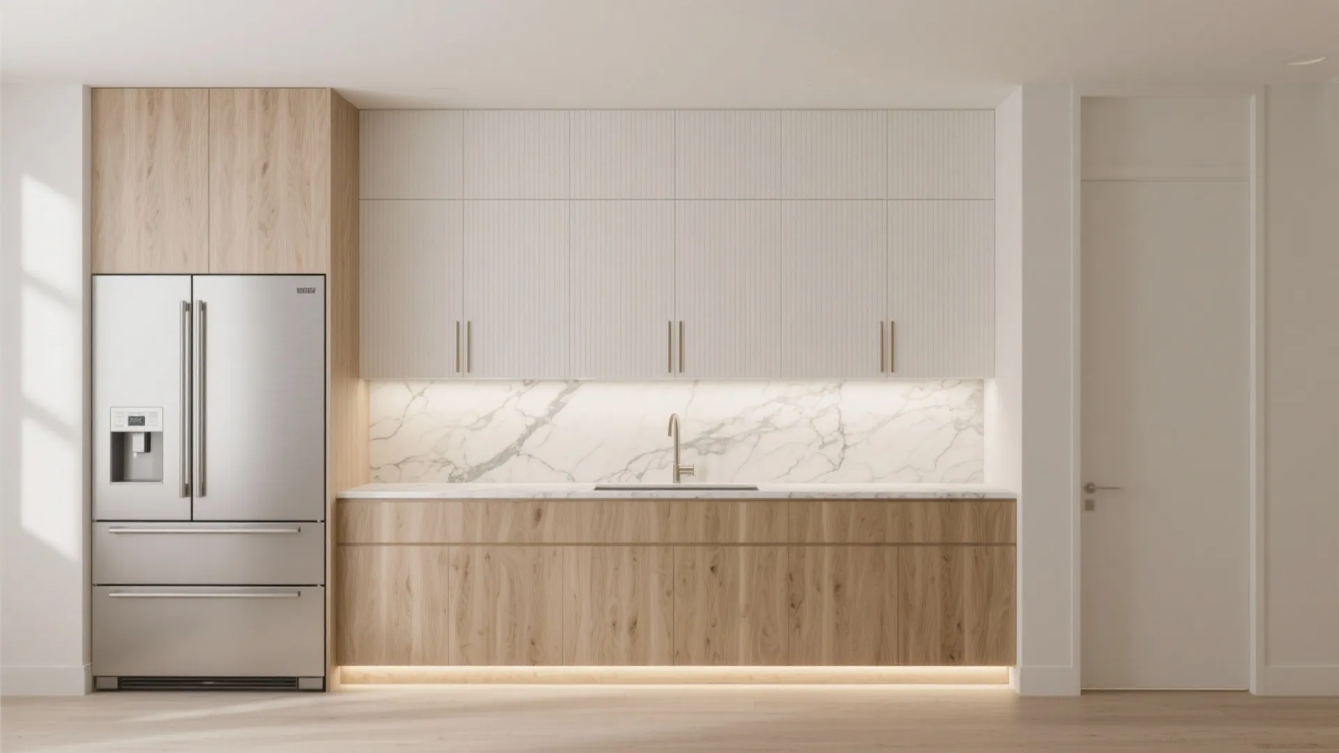 Minimalist kitchen storage that feels bespoke
