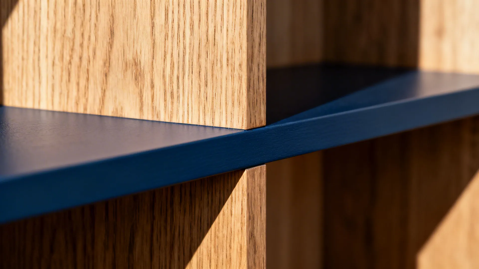 Natural Oak + Navy: Texture-Forward, Heritage-Modern