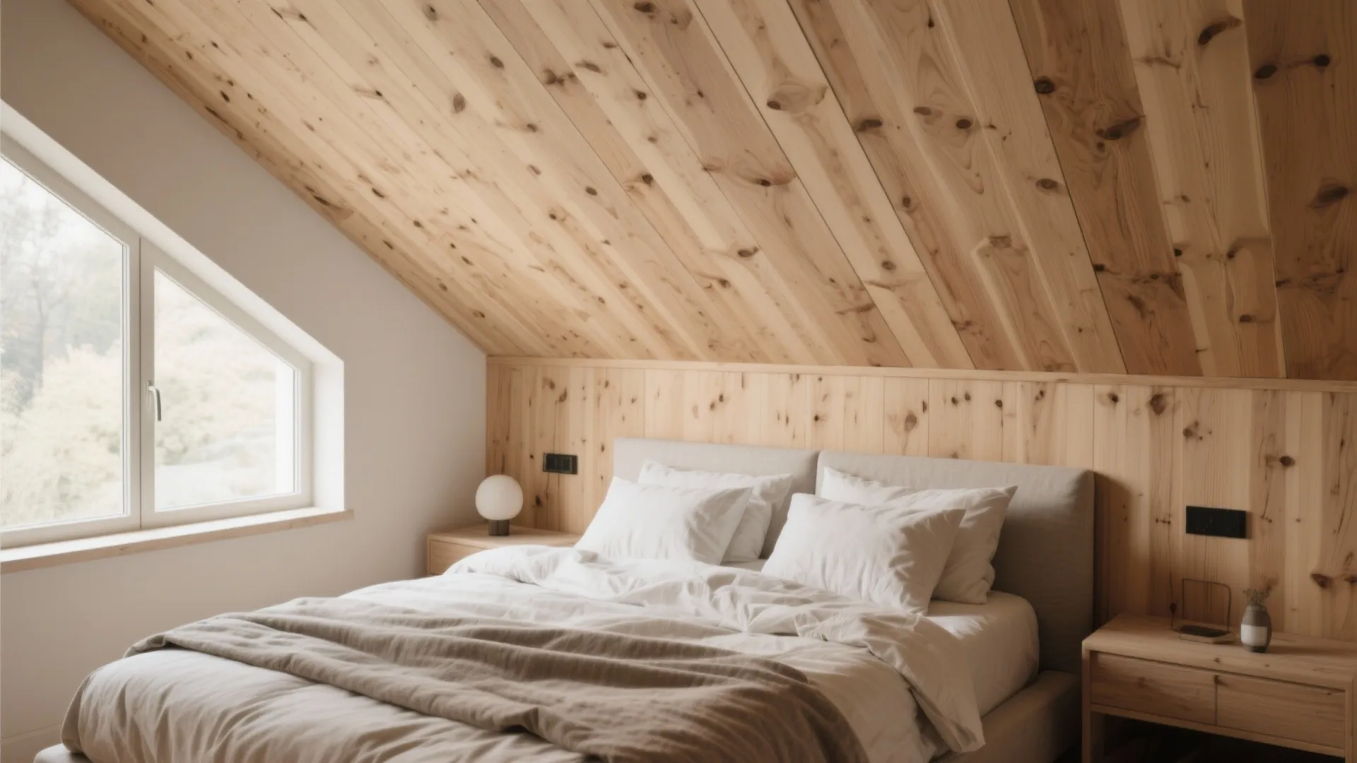 Wood Panel Ceilings for Warmth