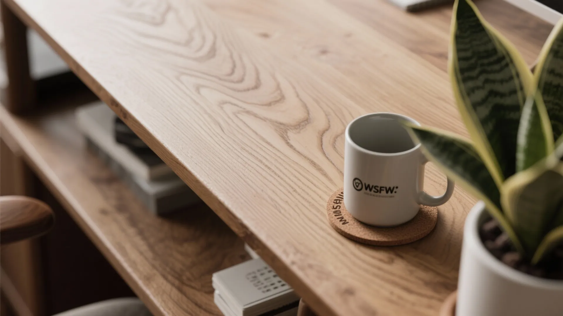 Biophilic Touches: Wood + Plants + Natural Light