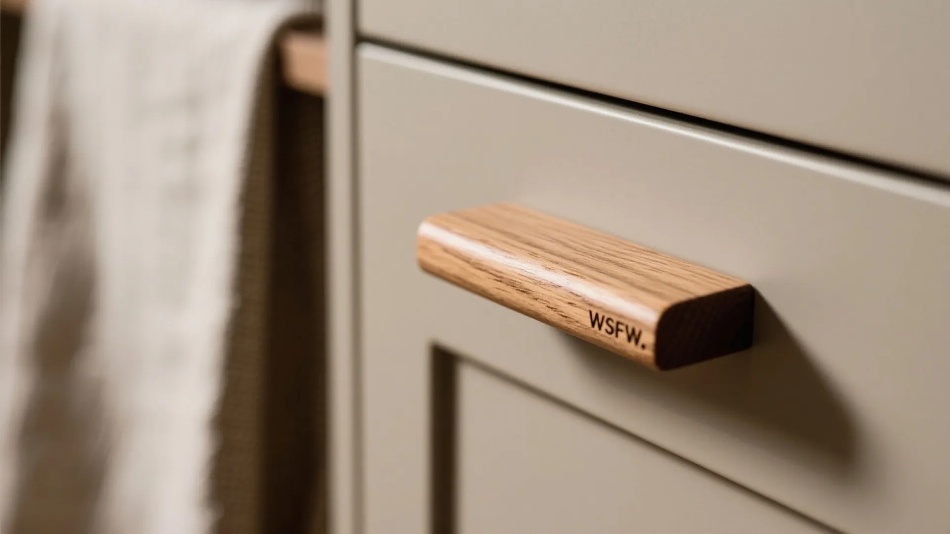 Minimalist Storage with Warm Accents