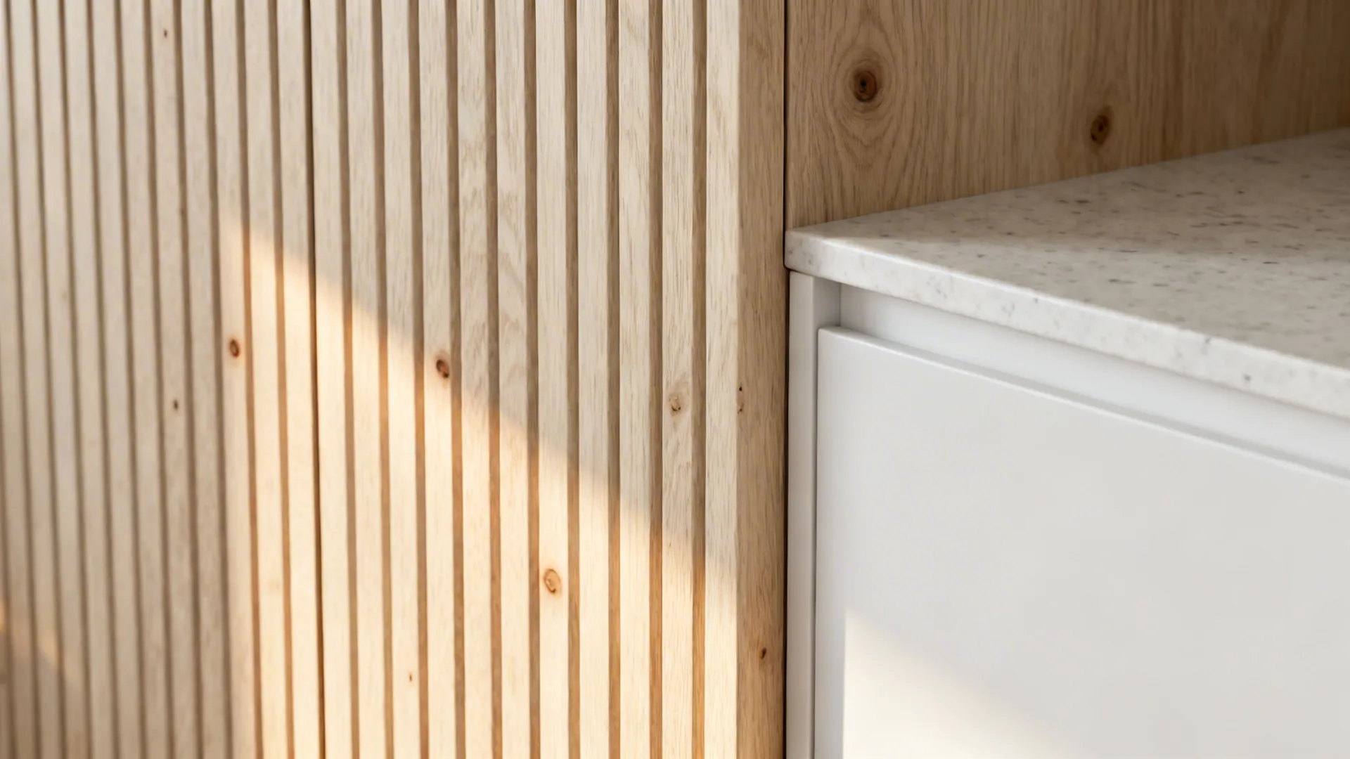 Warm wood accents for comfort without clutter