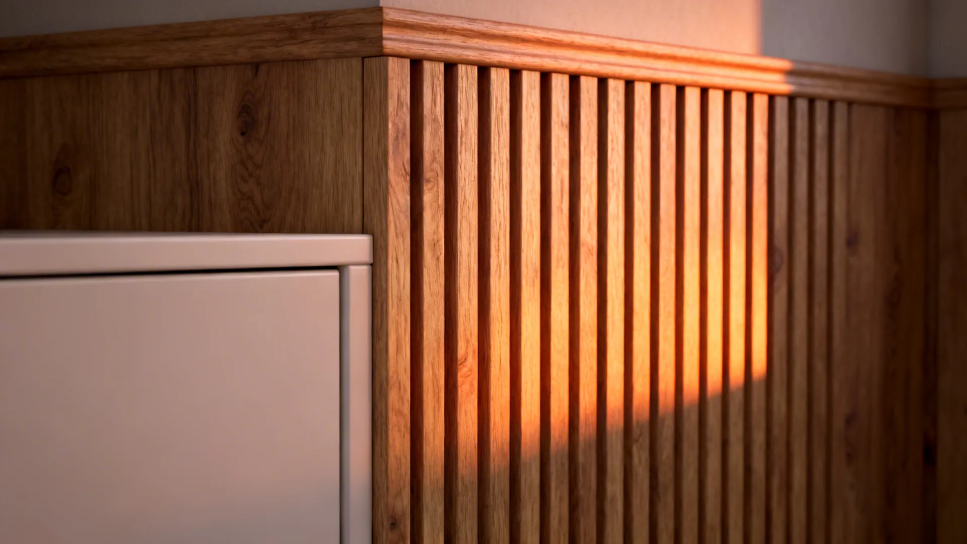 Warm Wood Accents for Human Comfort