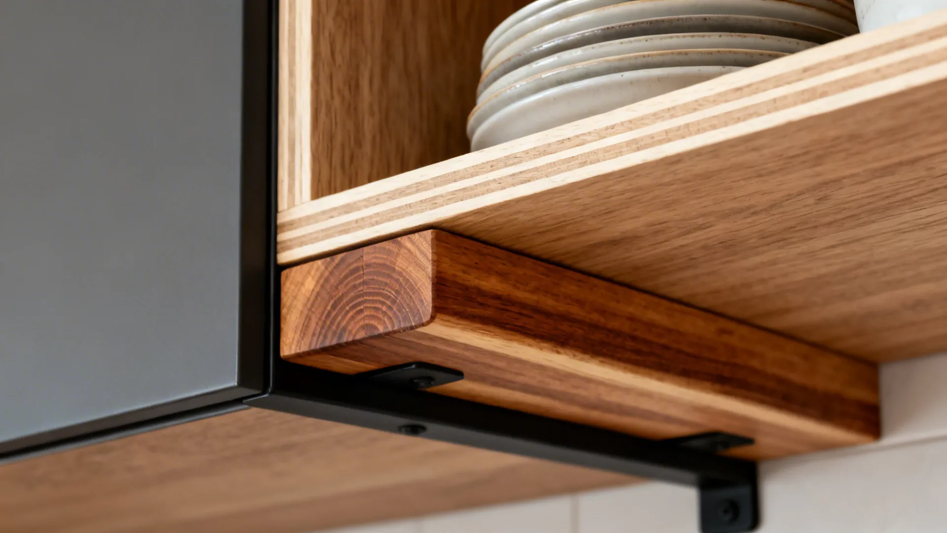 Idea 4: Warmth through wood accents and tactile finishes