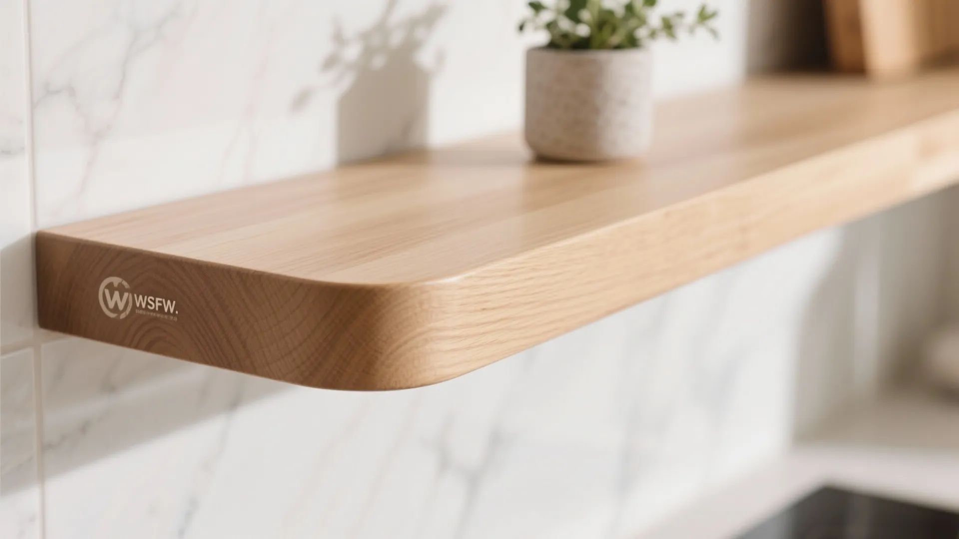 Warm Wood Accents to Soften the Space