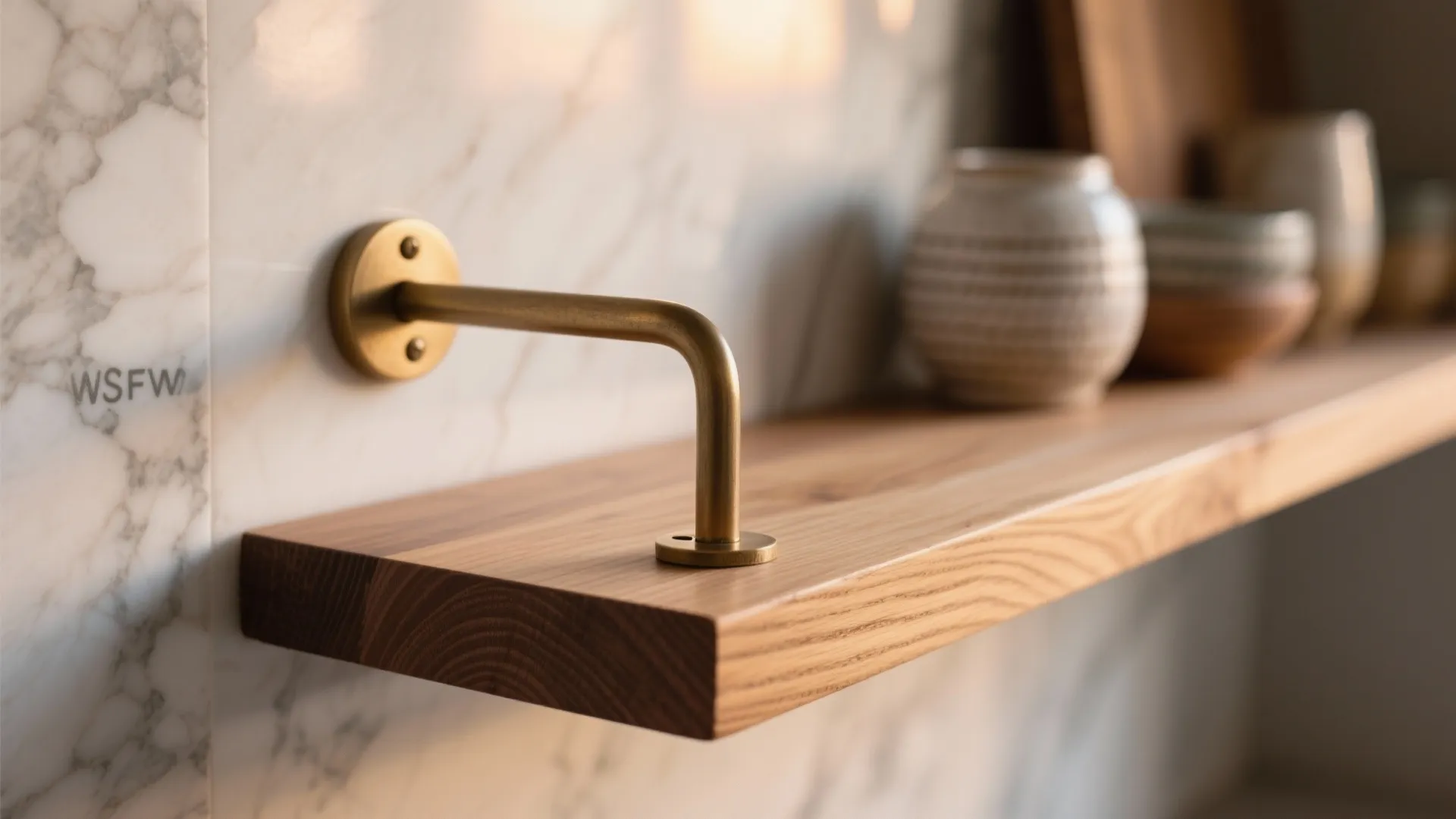 Warm wood accents for a luxe, livable vibe